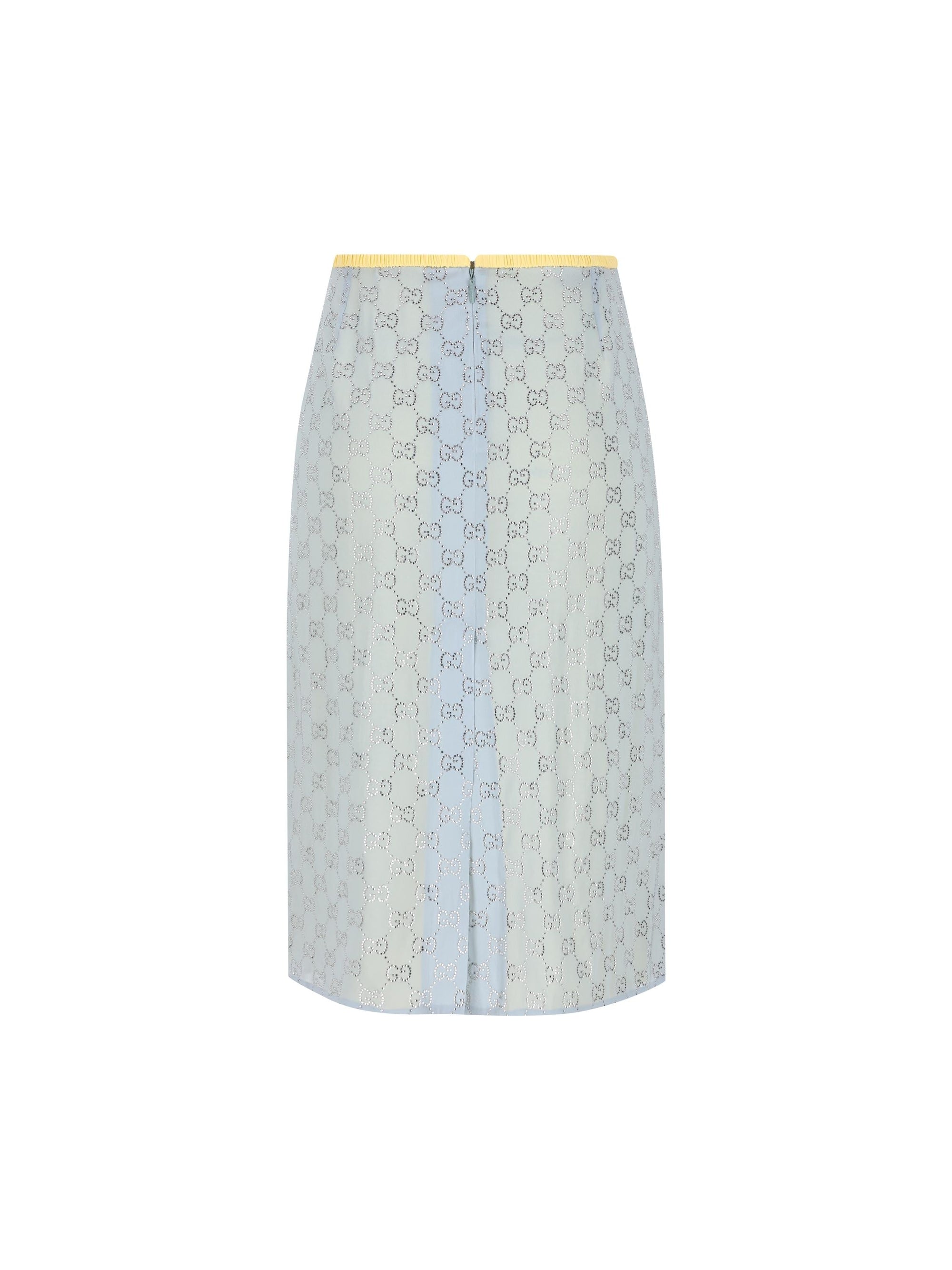 Оригінальна Silk Skirt Gucci – вид ззаду