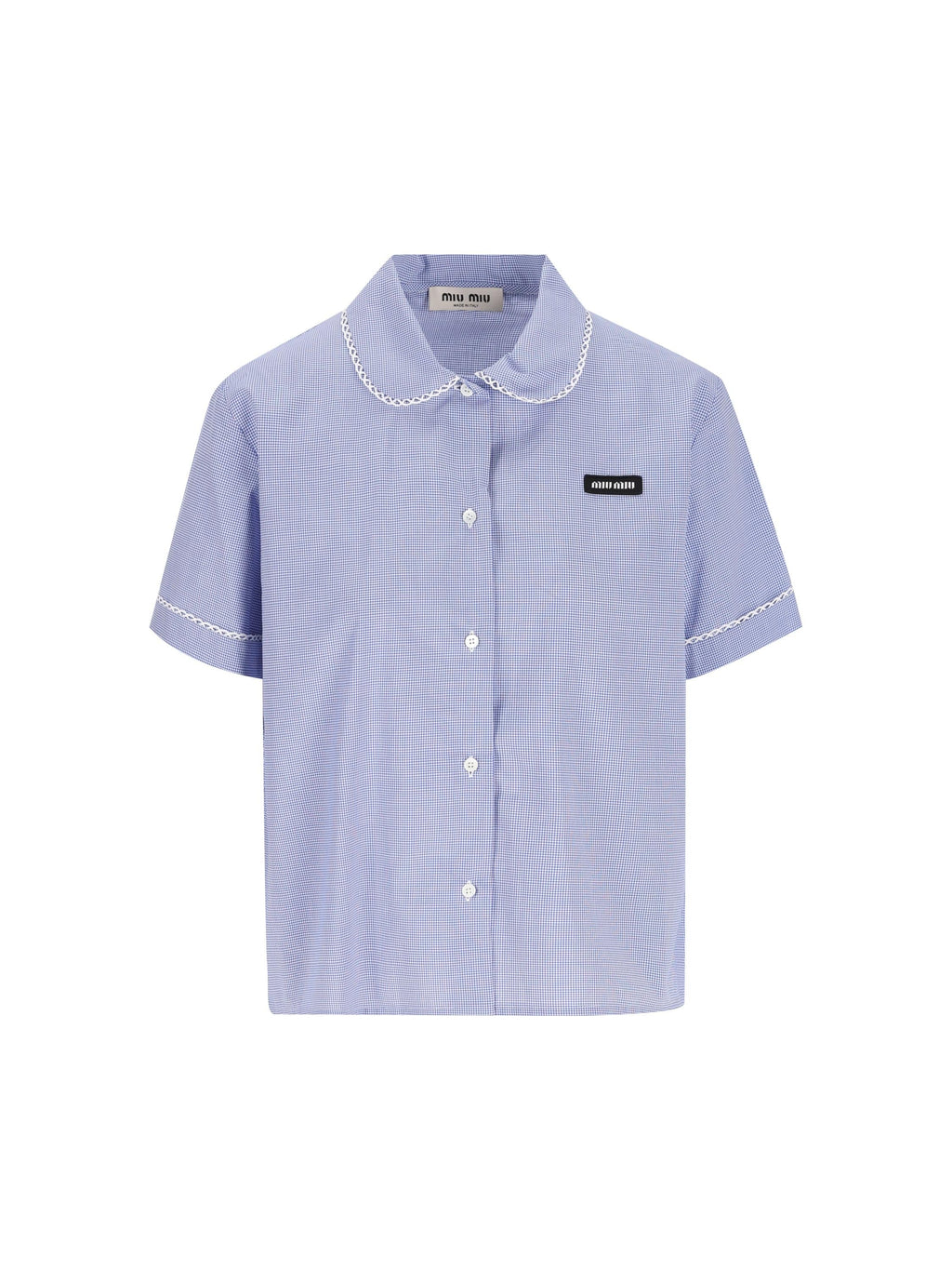 Vichy Shirt Miu miu – Гарантія оригінальності – боковий вид