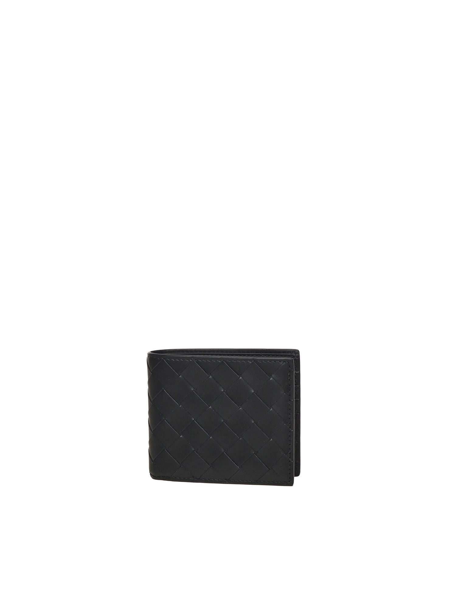 Оригінальна Portafoglio Intrecciato Bi-Fold Bottega veneta – боковий вид