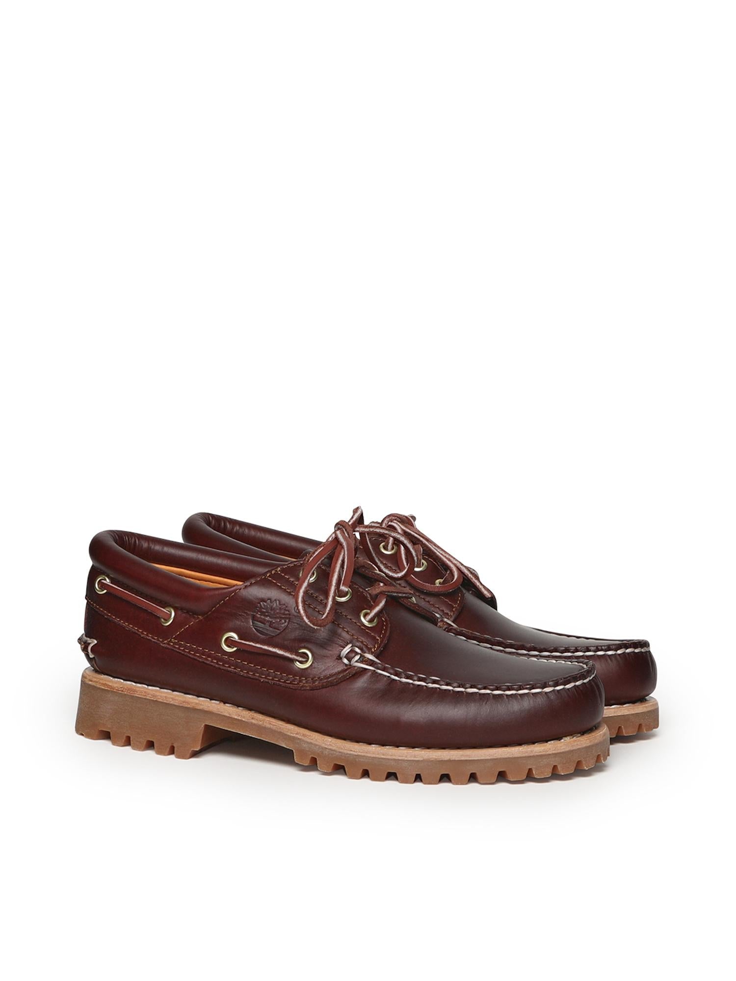 Scarpa Da Barca Authentic 3-Eye Lug Handsewn Timberland – Гарантія оригінальності – вид ззаду