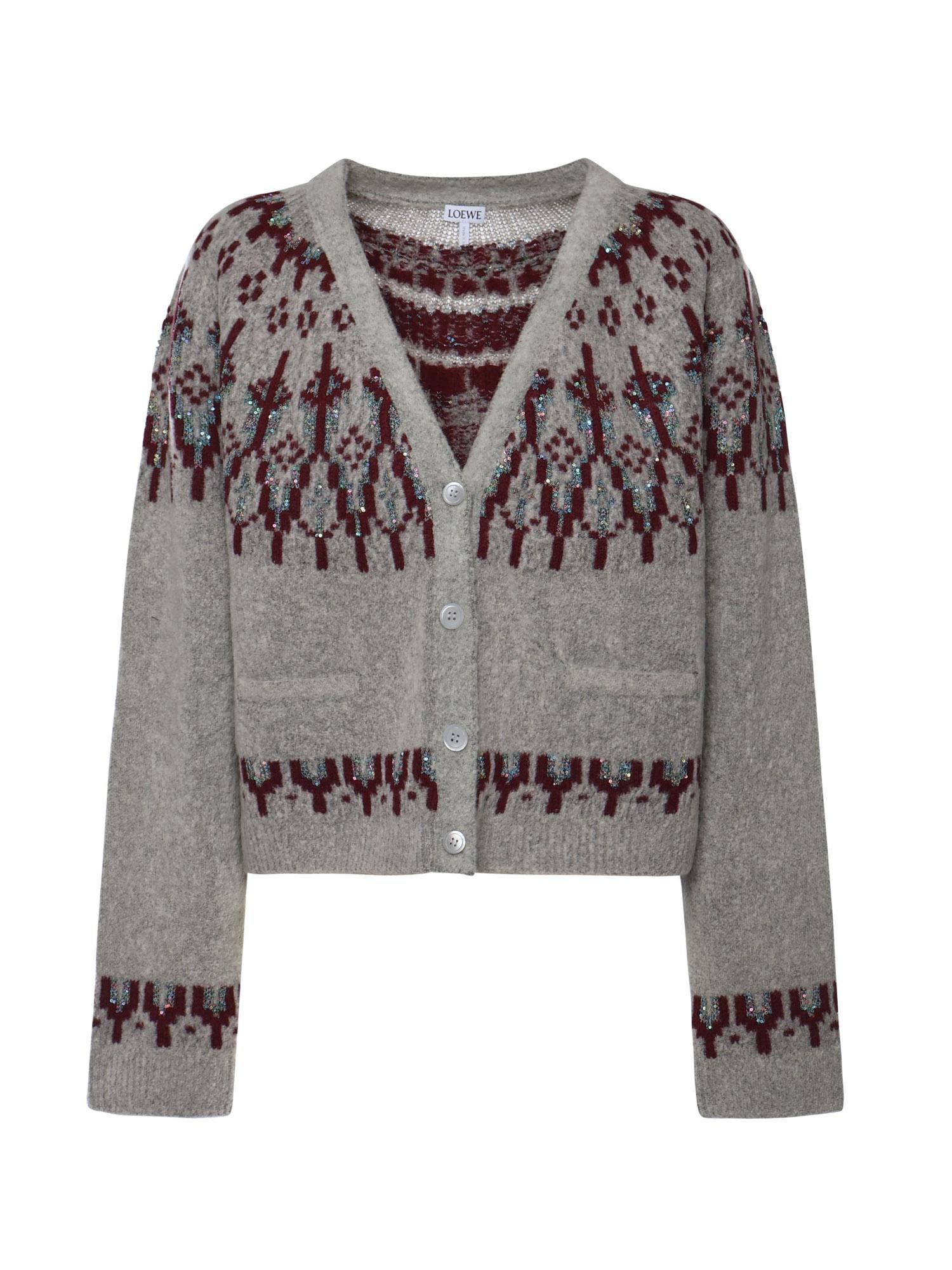 Cardigan In Misto Lana Loewe оригінал – Купити в Україні – боковий вид