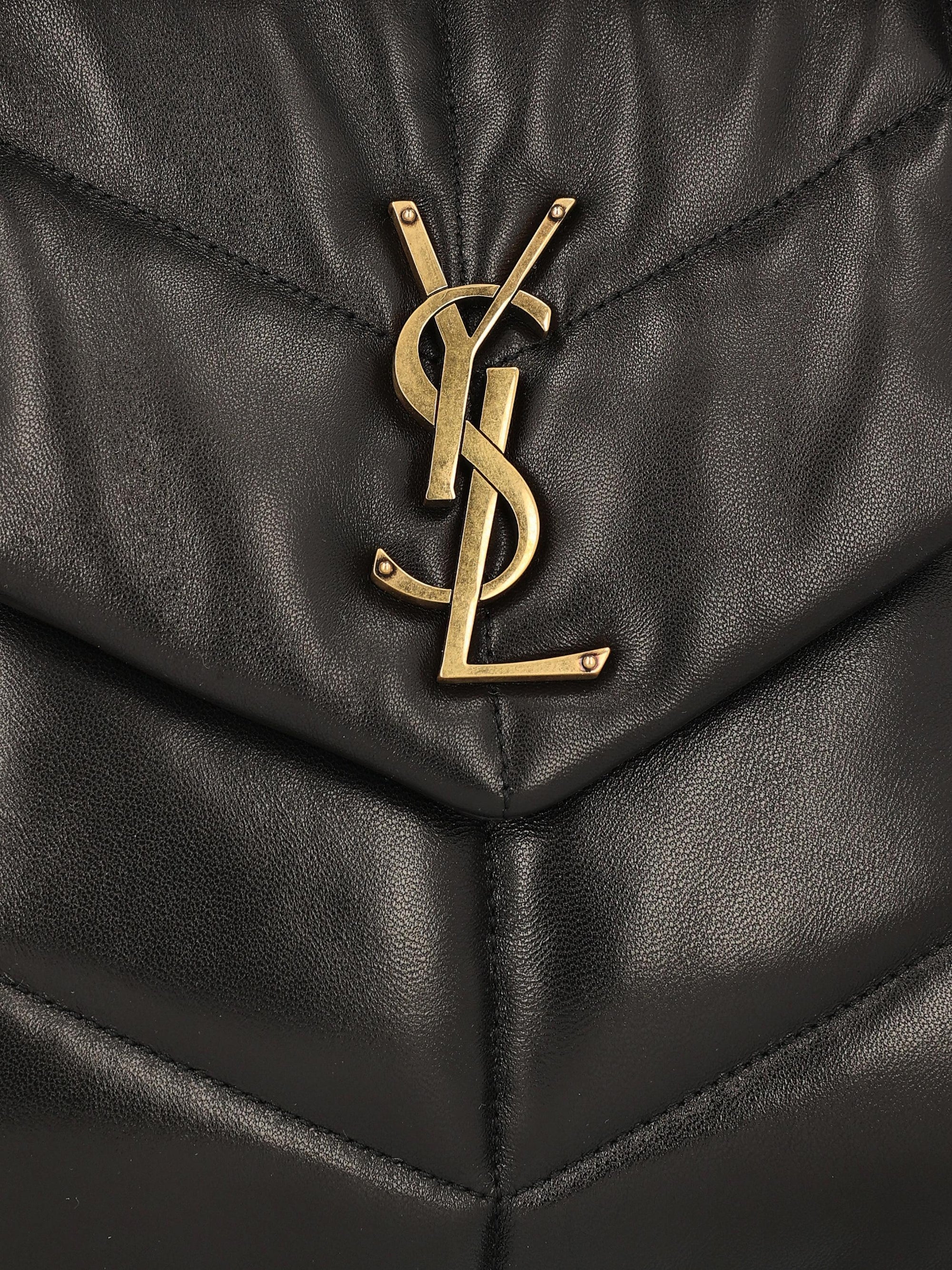 Medium Puffer Leather Bag Saint laurent – Гарантія оригінальності – збільшений вид