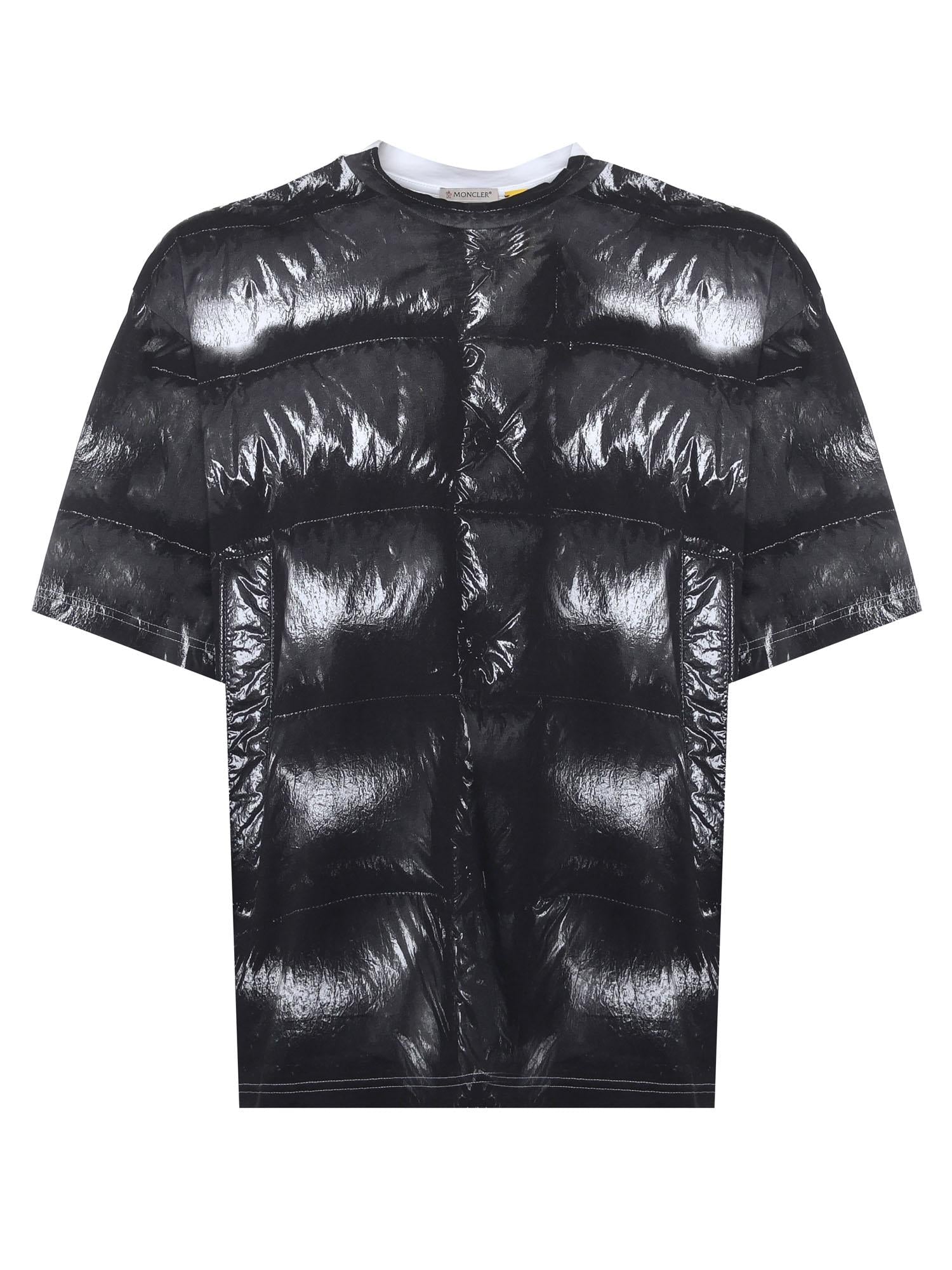 Оригінальна T-Shirt Moncler X A$ap Rocky In Cotone Moncler – боковий вид