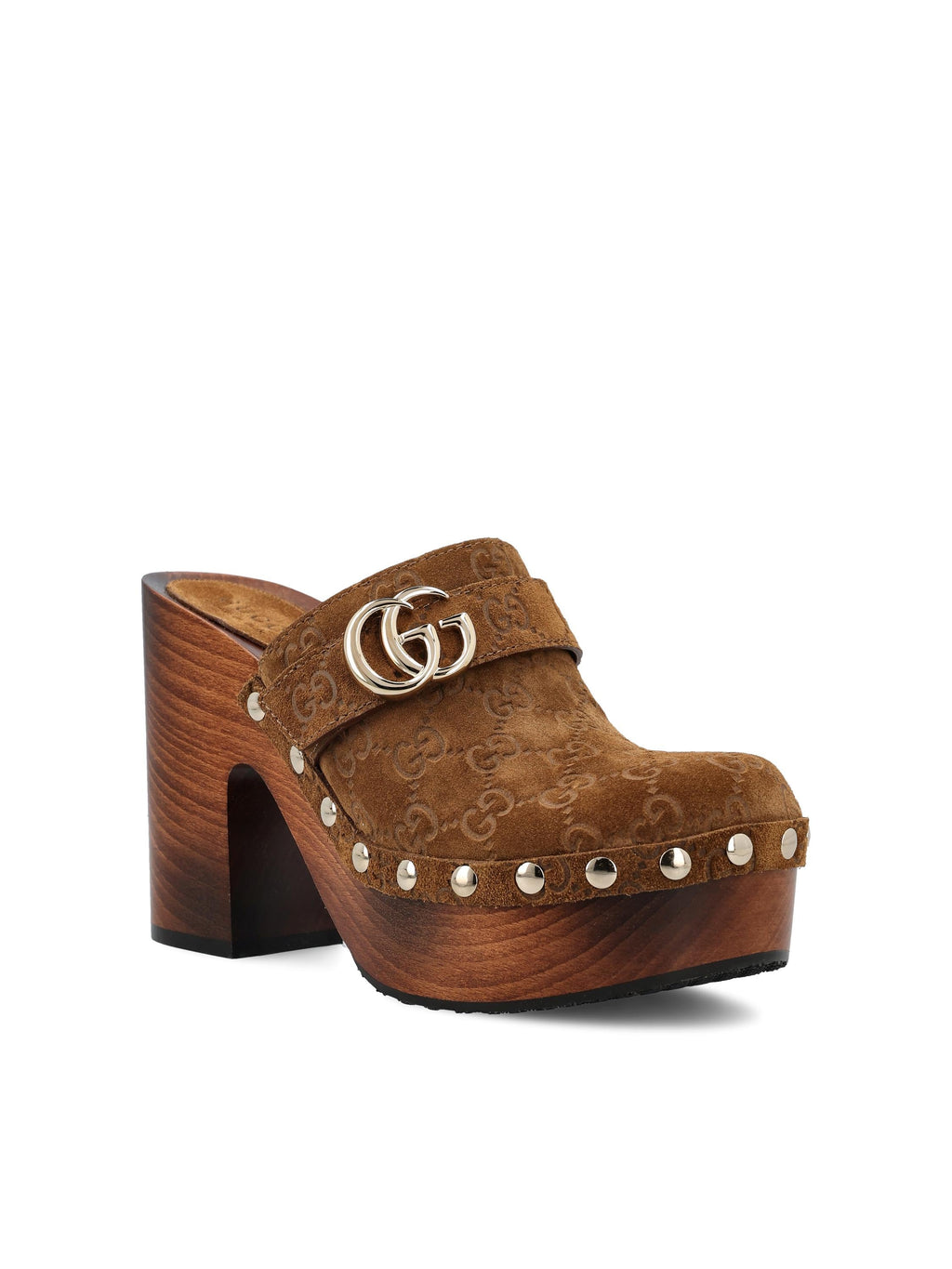 Platform Clog With Double G And Platform Gucci оригінал – Купити в Україні – вид ззаду