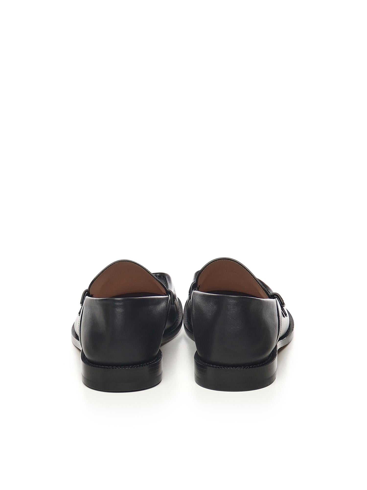 Mocassini Campo Flap Back In Pelle DI Vitello Loewe – Гарантія оригінальності – детальний вид