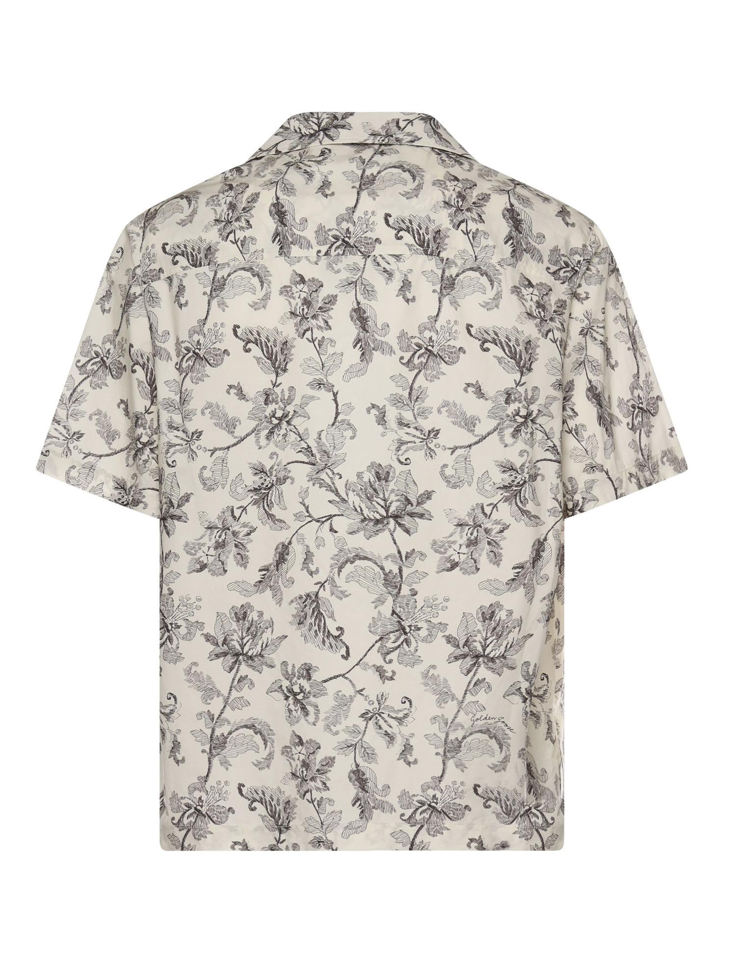 Camicia Bowling In Cotone Con Stampa Golden goose – Гарантія оригінальності – детальний вид