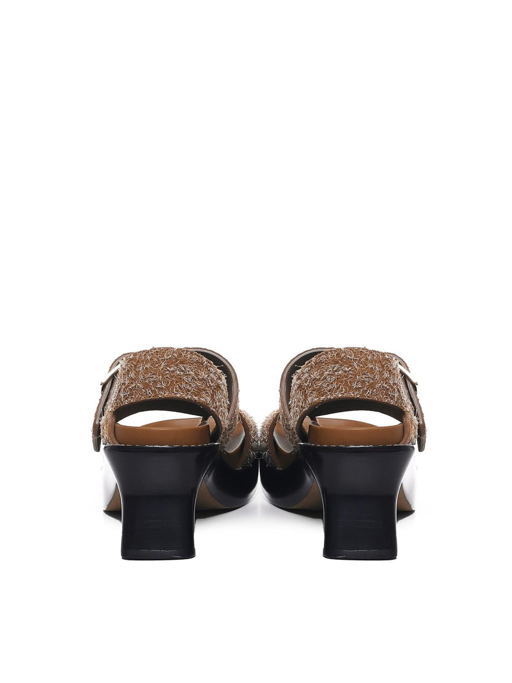 Sandalo In Pelle Scamosciata Spazzolata Loewe – Гарантія оригінальності – детальний вид