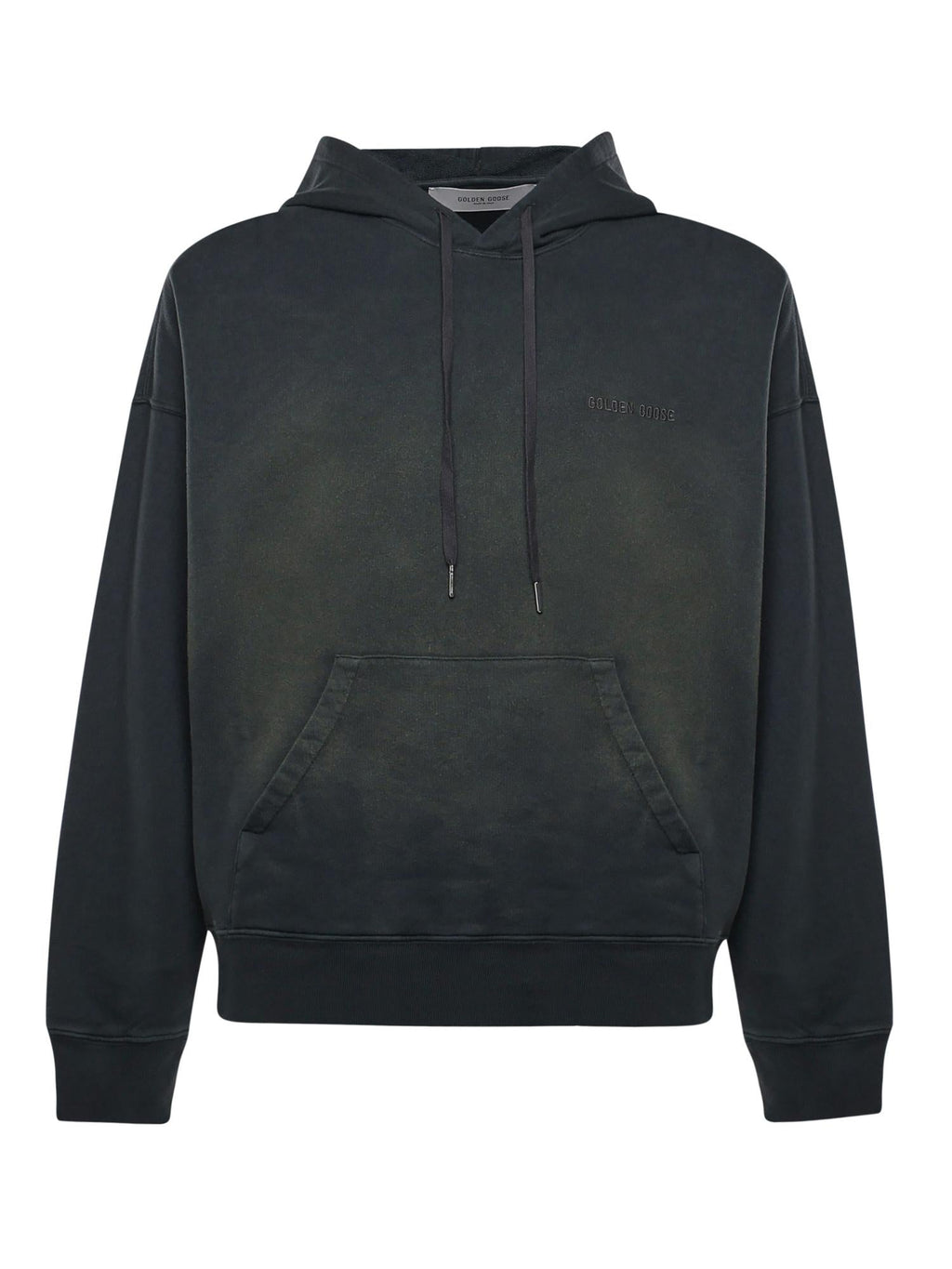 Оригінальна Felpa Con Cappuccio In Cotone Golden goose – боковий вид