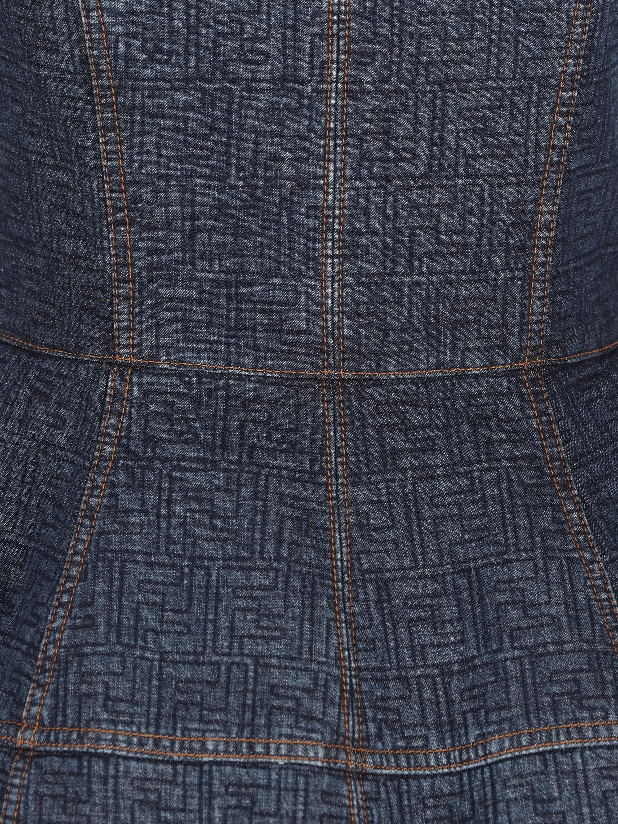 Abito In Denim Ff Fendi – Гарантія оригінальності – детальний вид