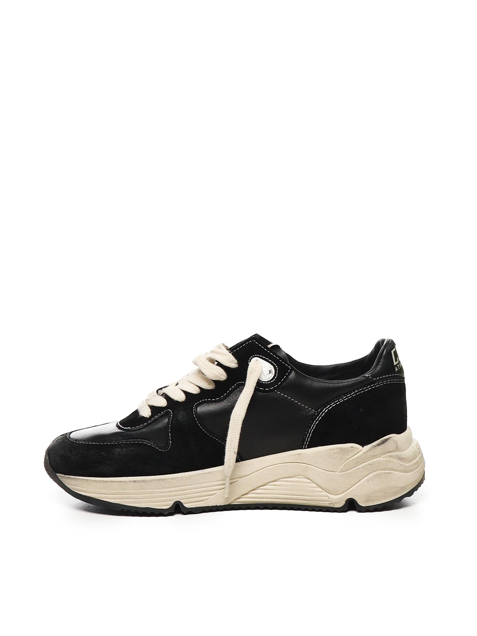 Sneaker Running Sole In Nappa E Suede Golden goose – Гарантія оригінальності – збільшений вид