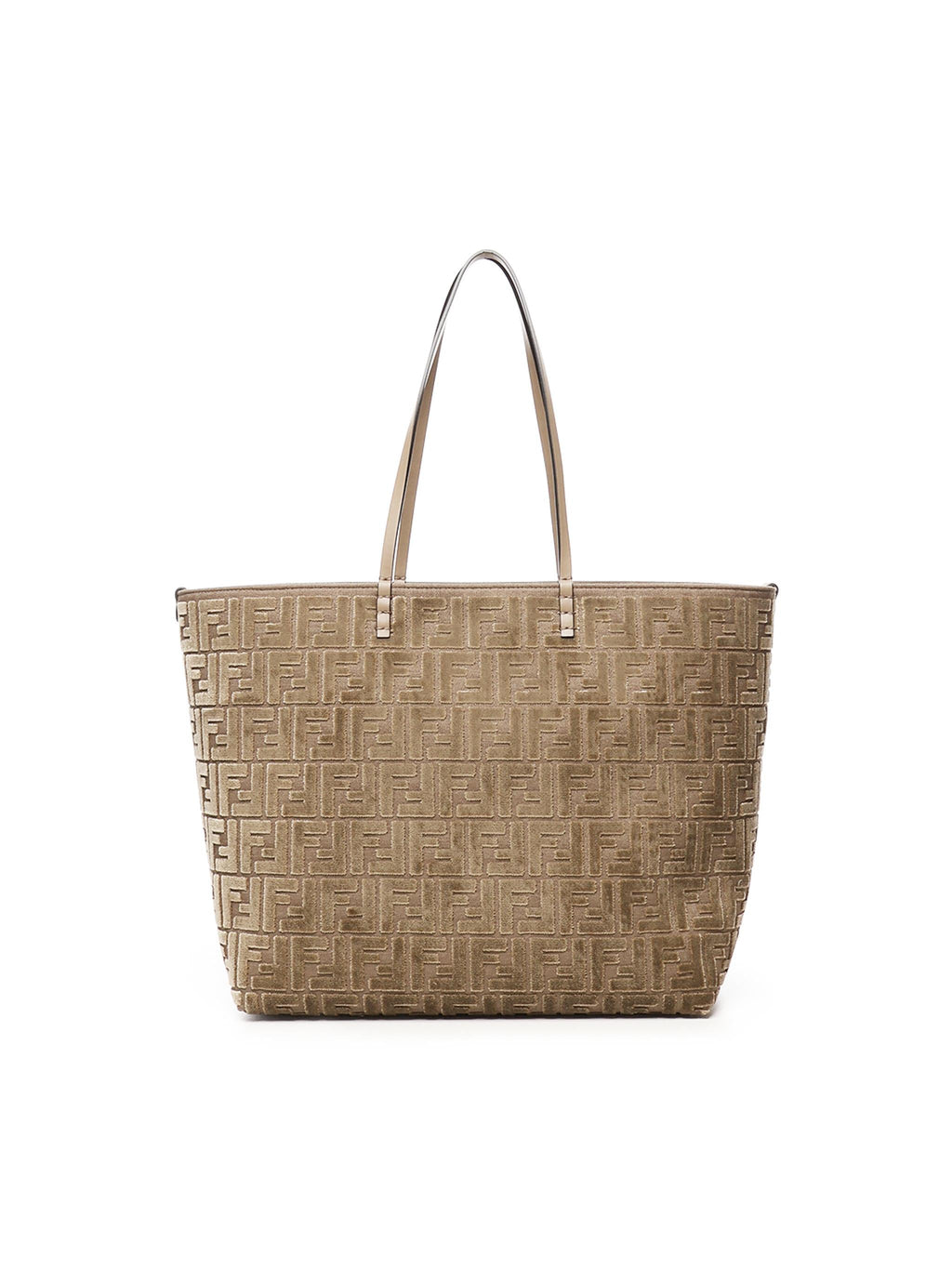 Оригінальна Tote Bag Velluto Ff Jacquard Fendi – боковий вид