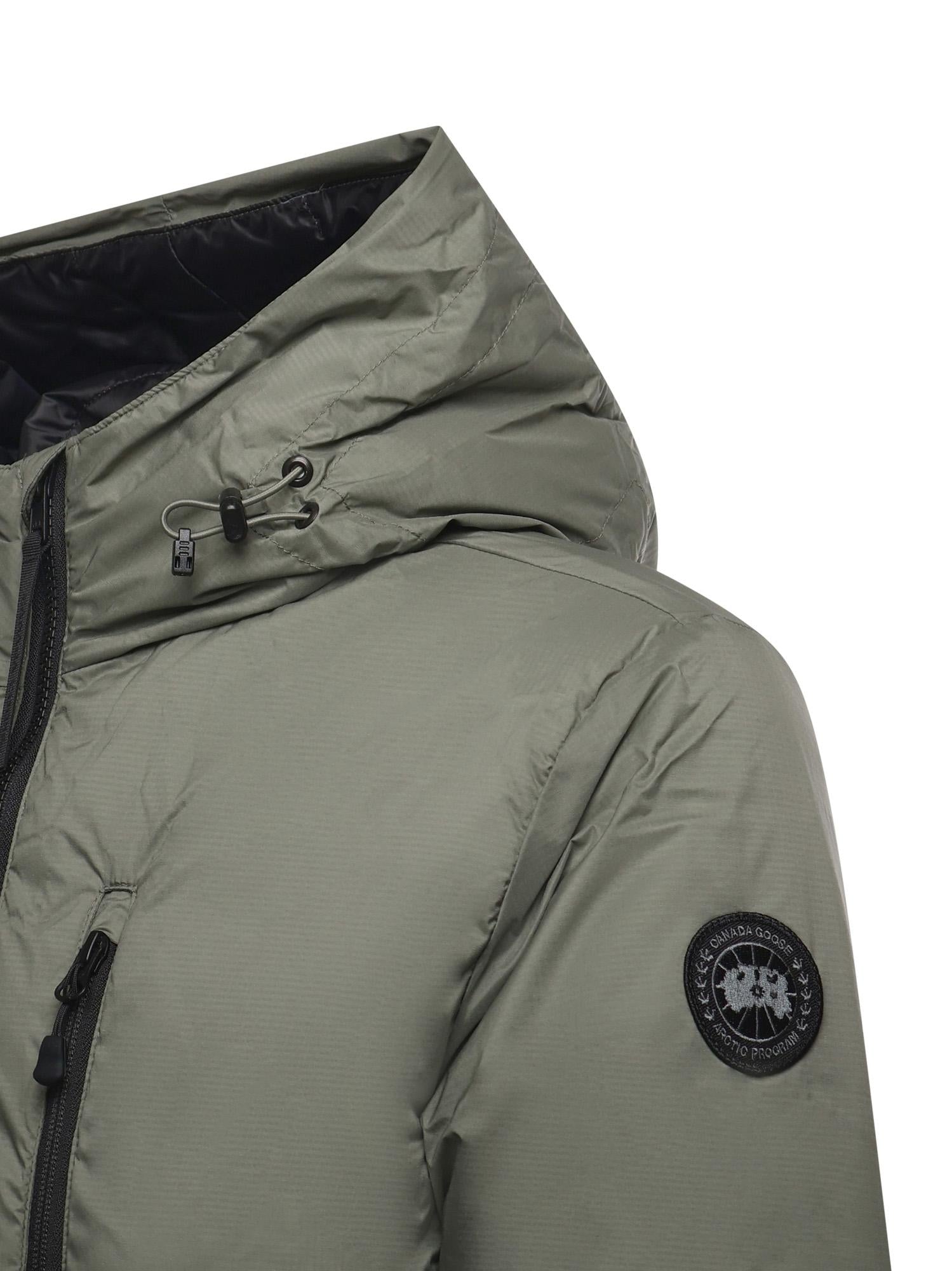 Оригінальна Giubbino Lodge Con Cappuccio Canada goose – вид ззаду