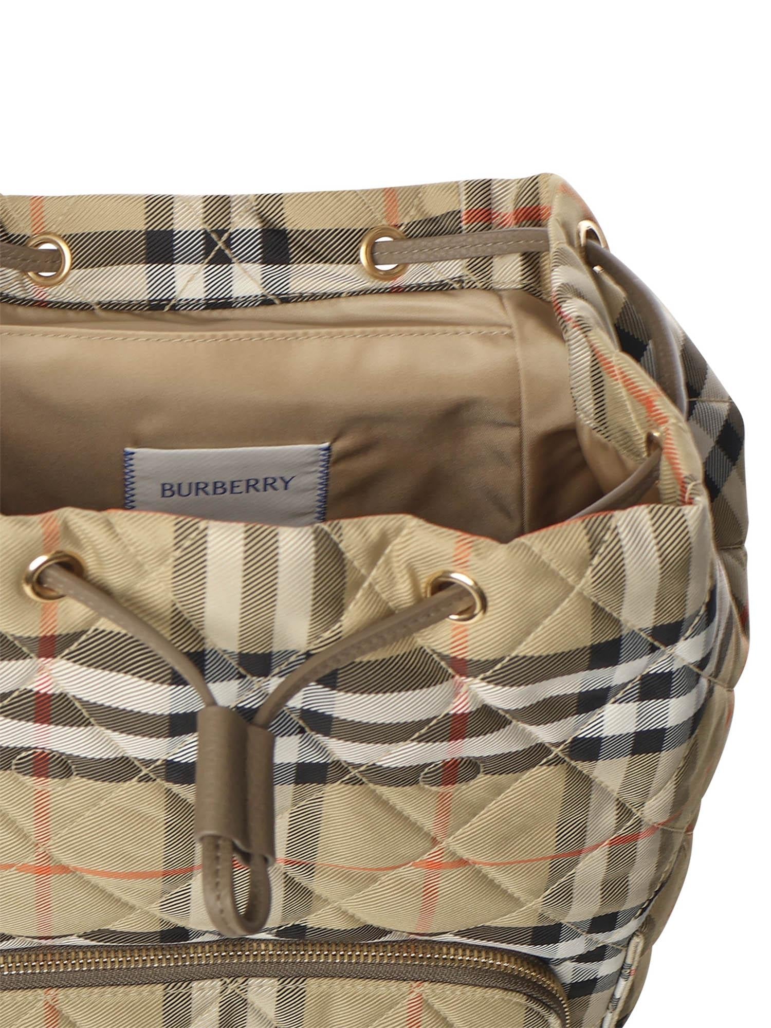 Zaino Horseshoe In Nylon Burberry – Гарантія оригінальності – збільшений вид