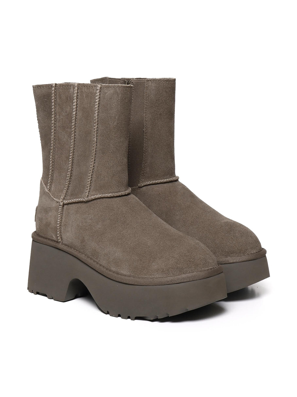 Оригінальна Twin Seam New Heights Boots In Suede Ugg – вид ззаду