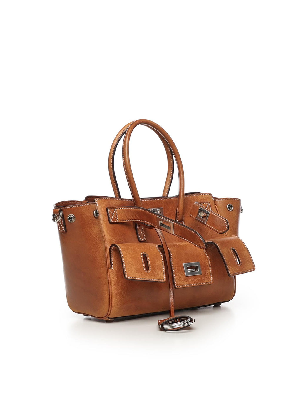 Оригінальна Borsa Carry All Bel Air Mini In Pelle Balenciaga – вид ззаду