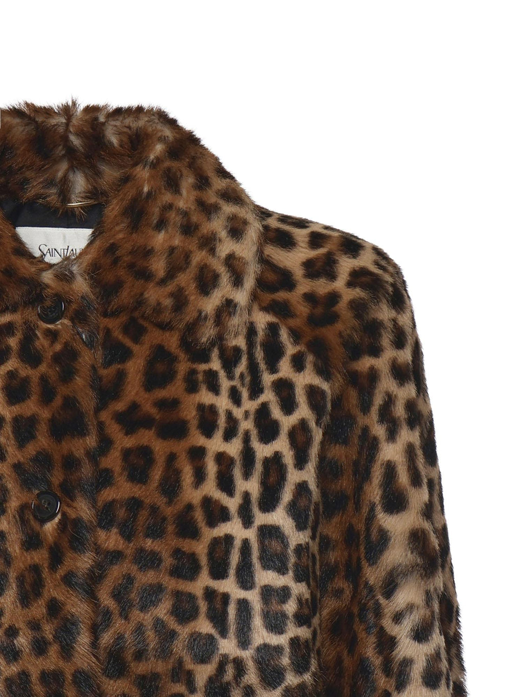 Giacca Con Stampa Leopardata Saint laurent оригінал – Купити в Україні – вид ззаду