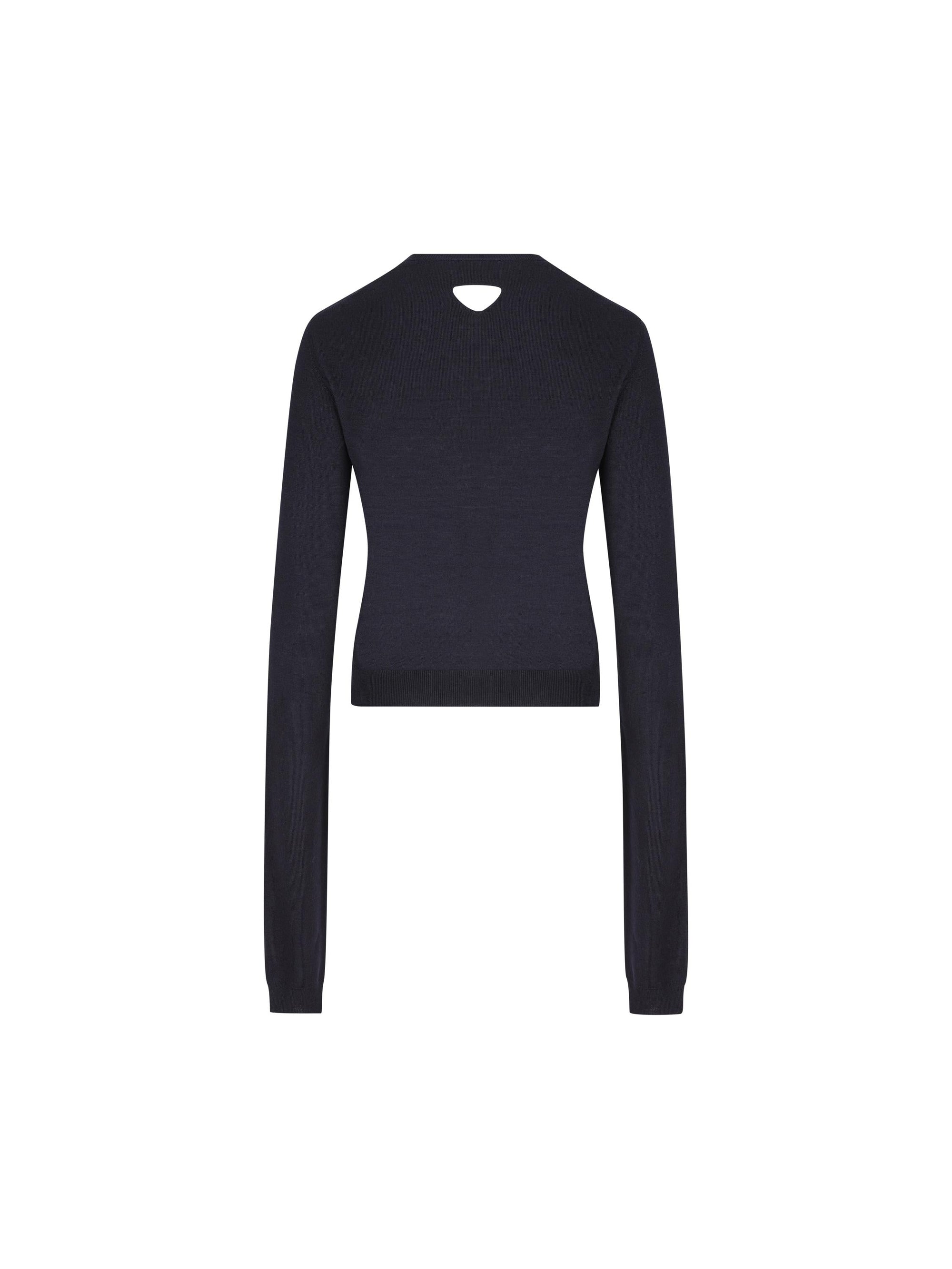 Wool Sweater Prada – Гарантія оригінальності – вид ззаду