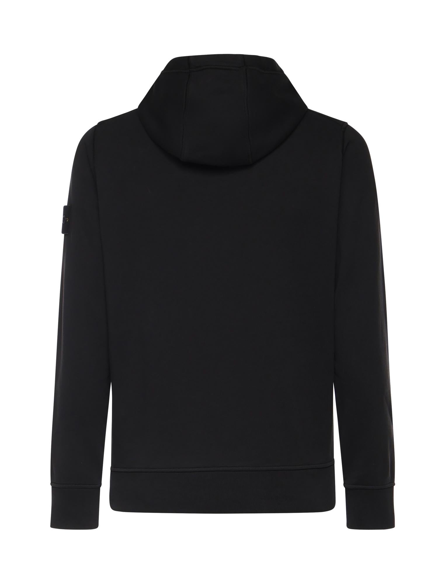 Felpa Con Logo In Cotone Stone island – Гарантія оригінальності – детальний вид