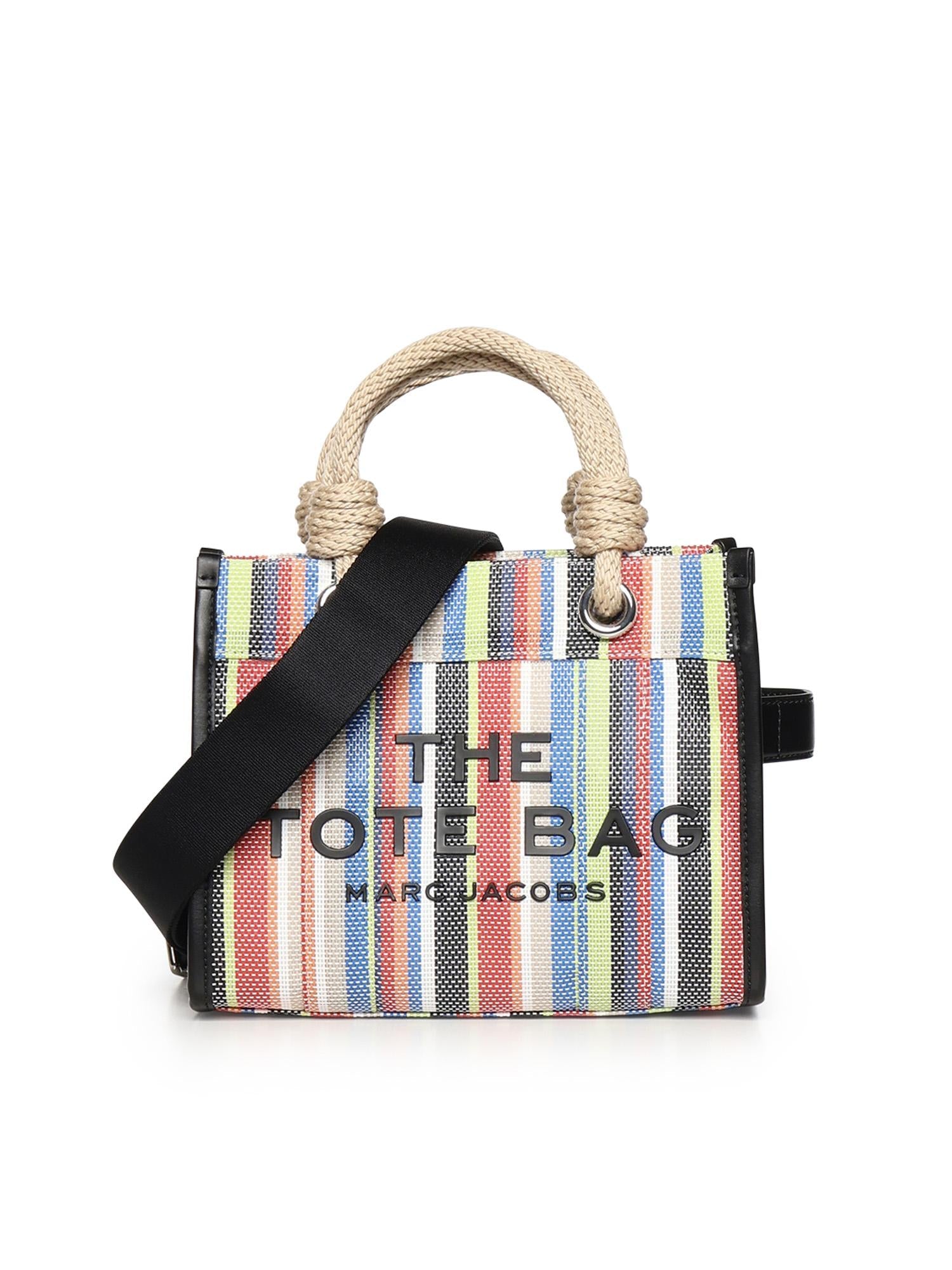 Оригінальна Borsa The Small Tote A Righe Marc jacobs – боковий вид