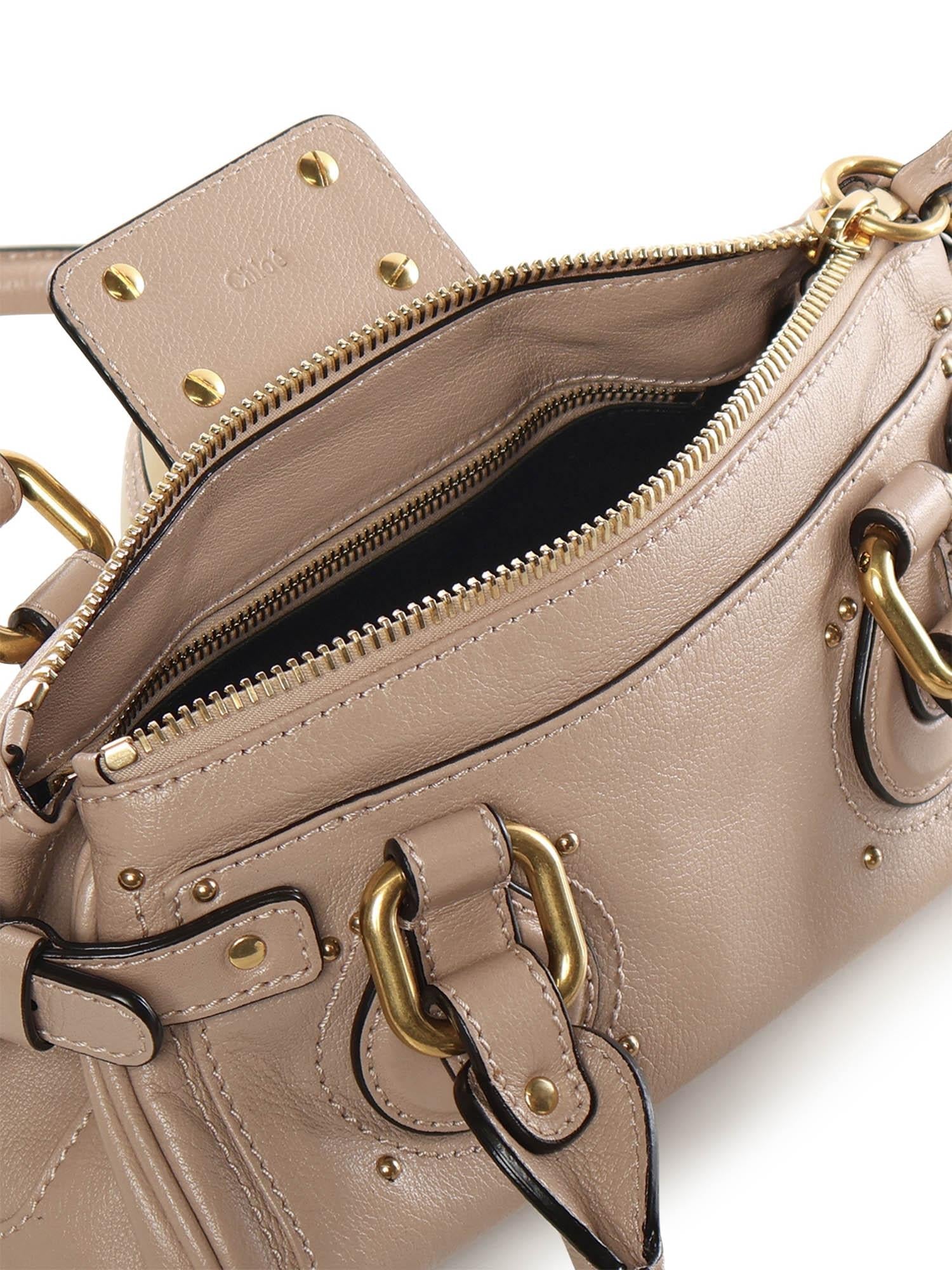 Borsa Paddington Piccola In Pelle Granata Chloe оригінал – Купити в Україні – збільшений вид