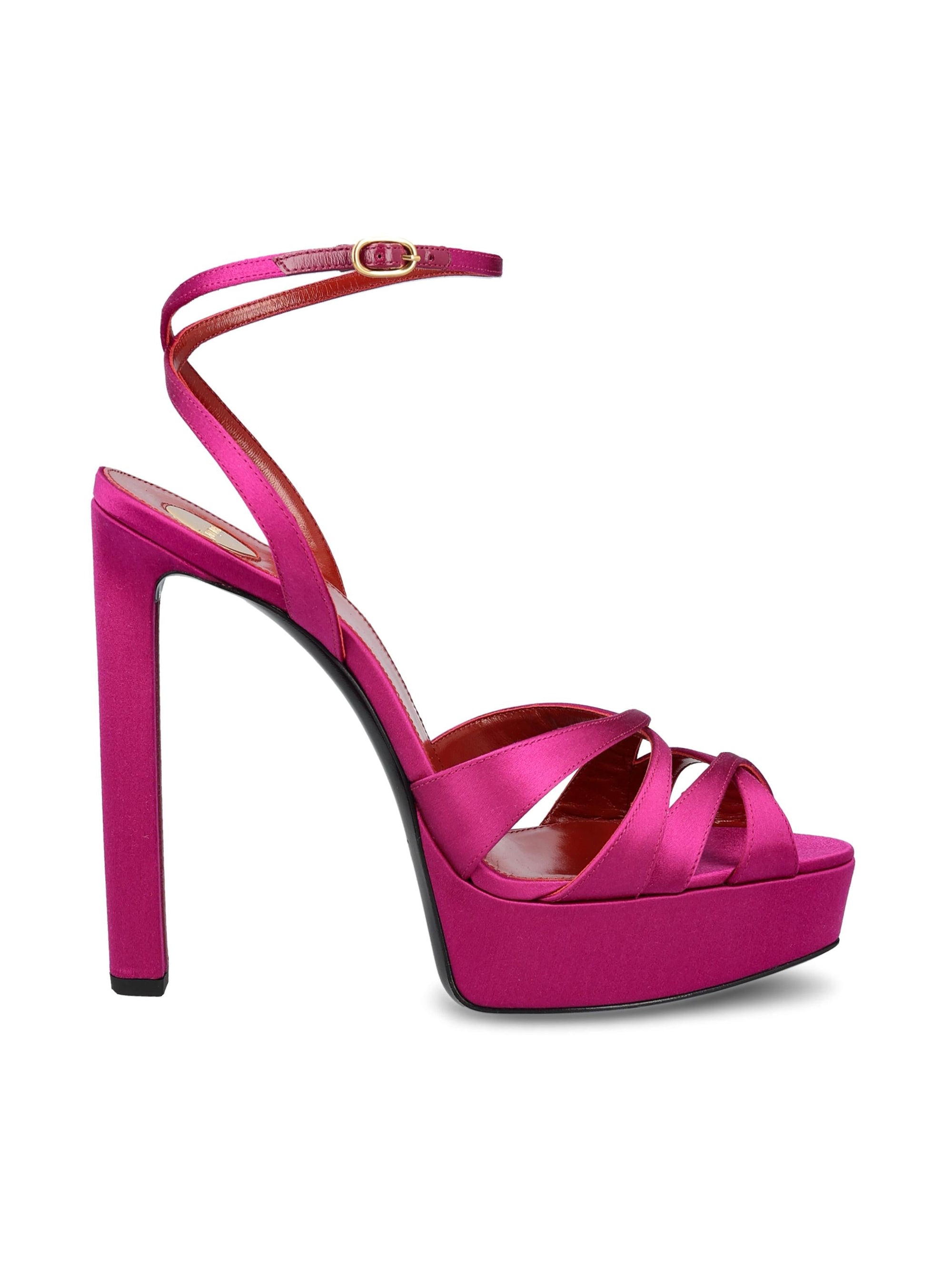 Chandelle Platform Pumps Saint laurent – Гарантія оригінальності – боковий вид