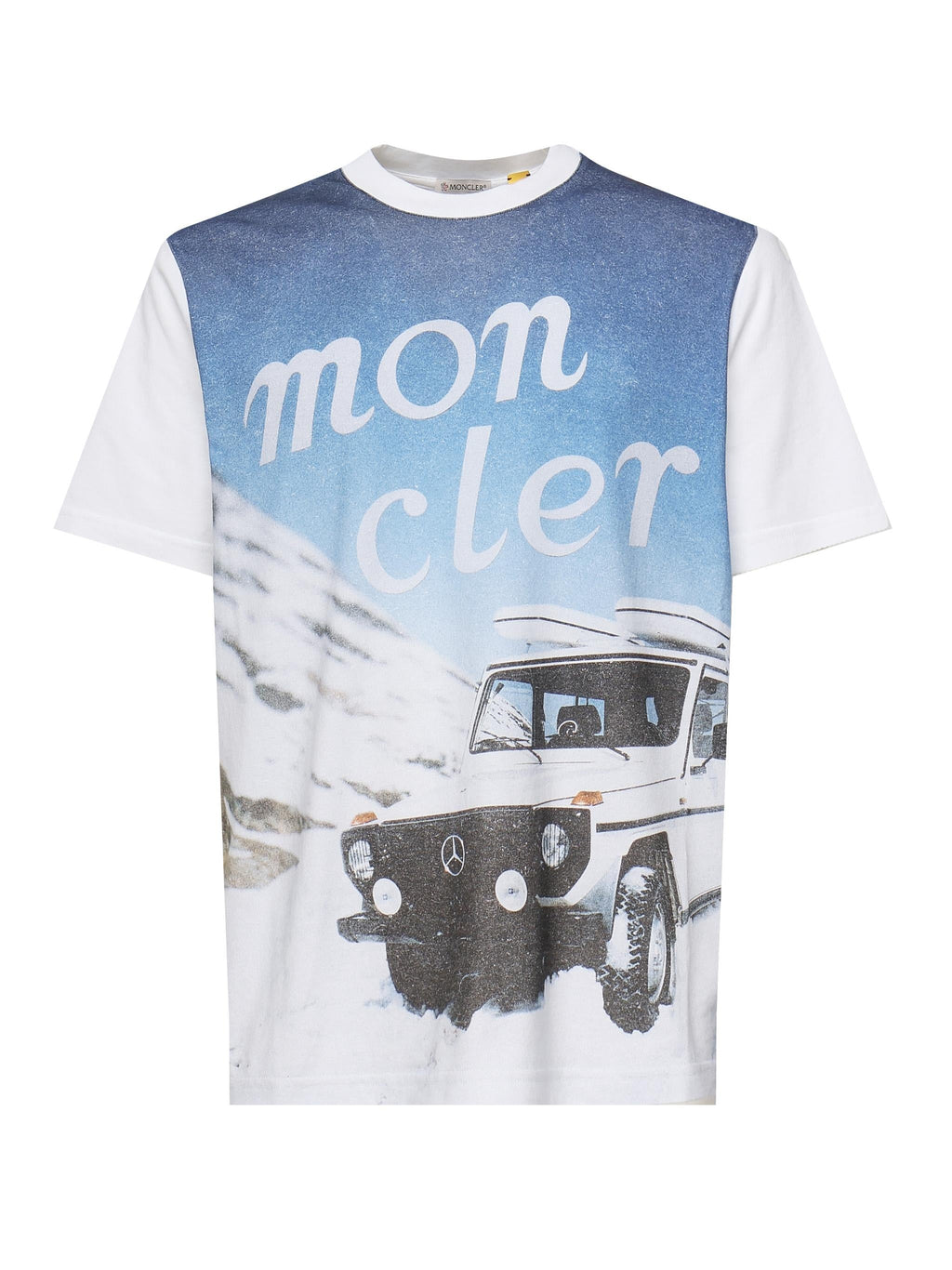 T-Shirt Con Stampa Frontale Moncler оригінал – Купити в Україні – боковий вид