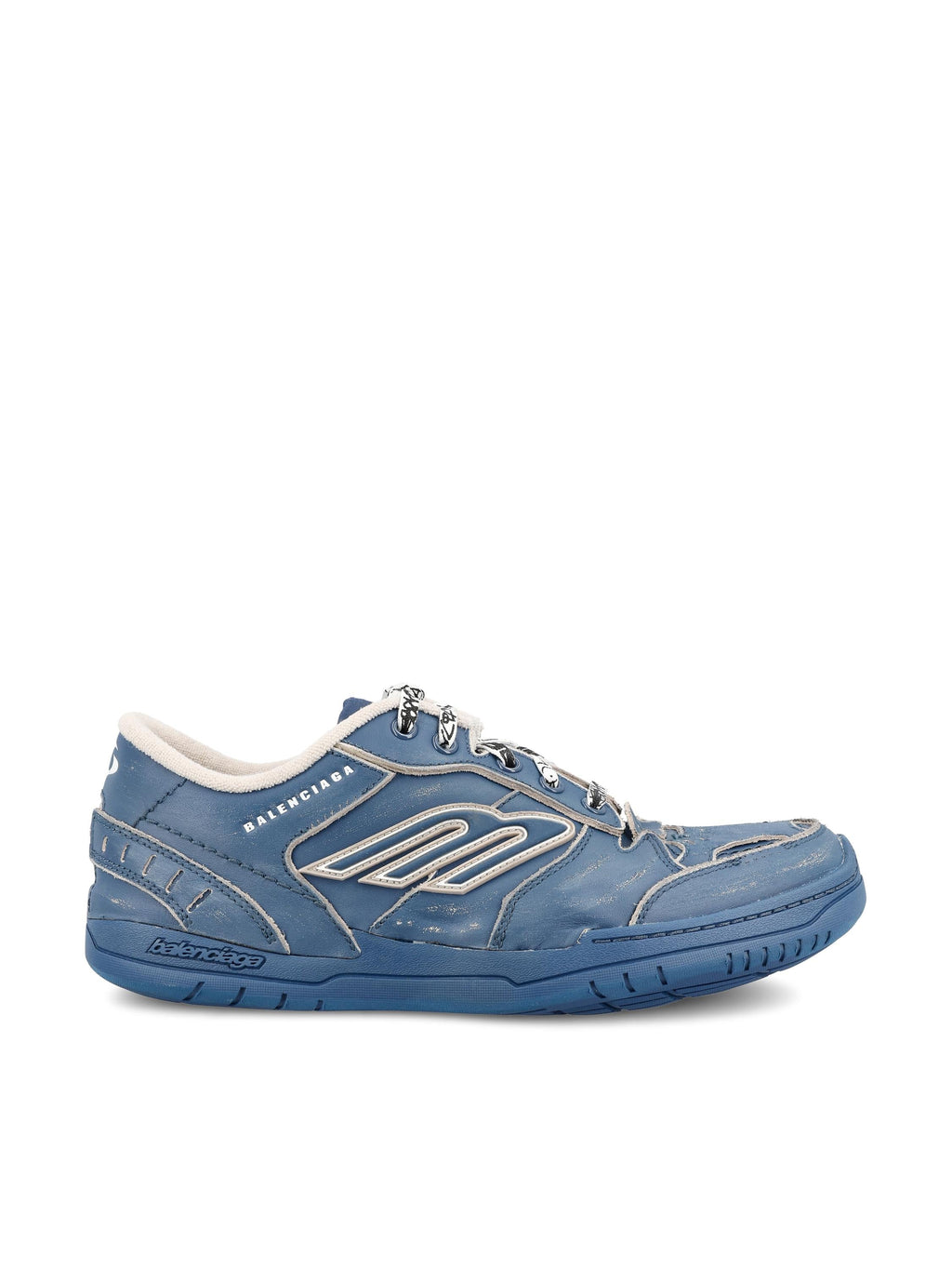 Оригінальна Hamptons Worn Out Sneakers Balenciaga – боковий вид