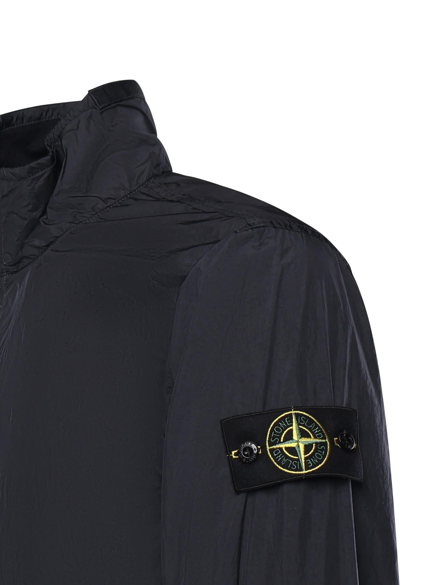 Оригінальна Giacca Antigoccia In Reps DI Nylon Con Logo Stone island – вид ззаду