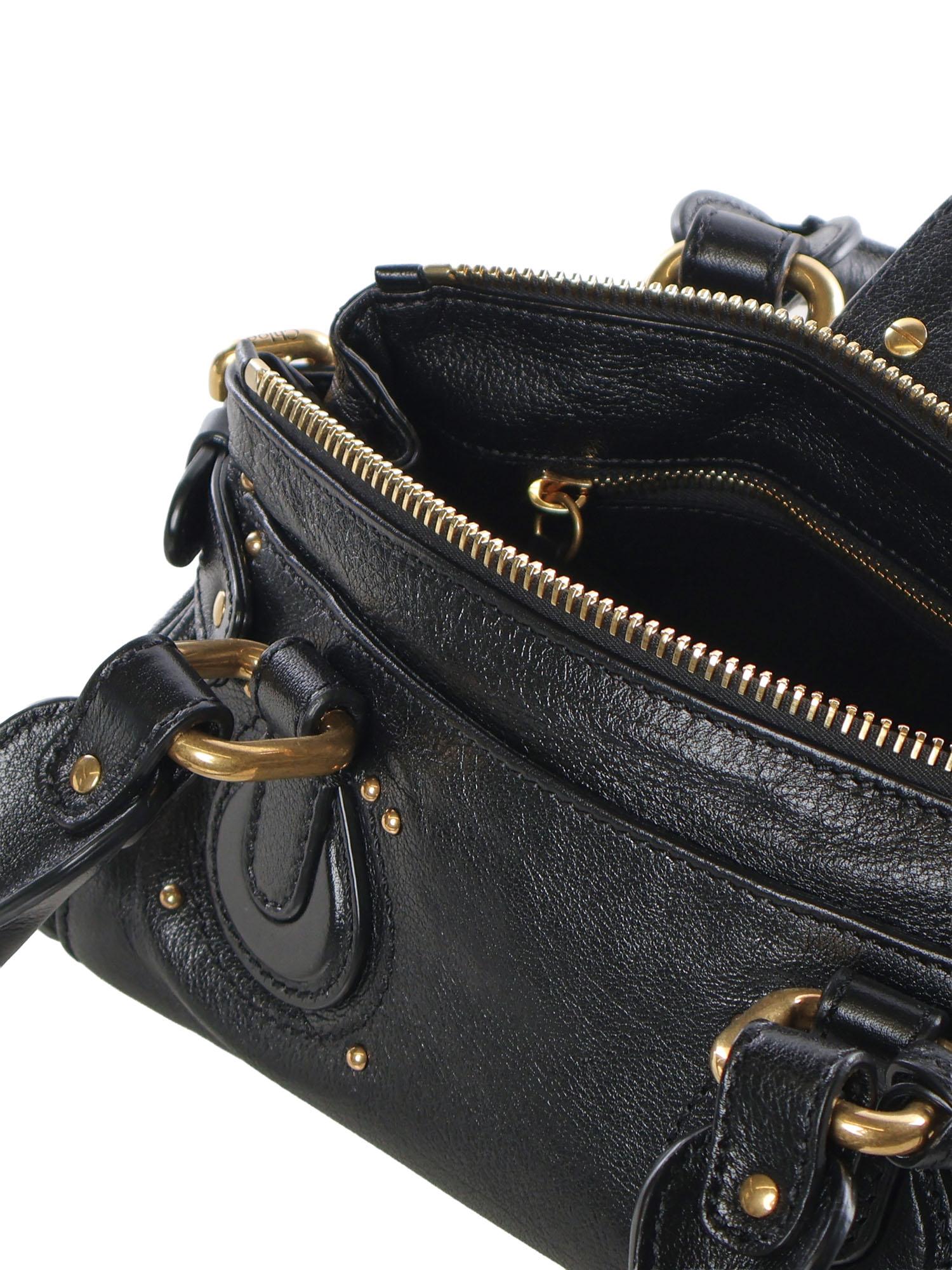 Borsa Paddington Piccola In Pelle Granata Chloe оригінал – Купити в Україні – збільшений вид