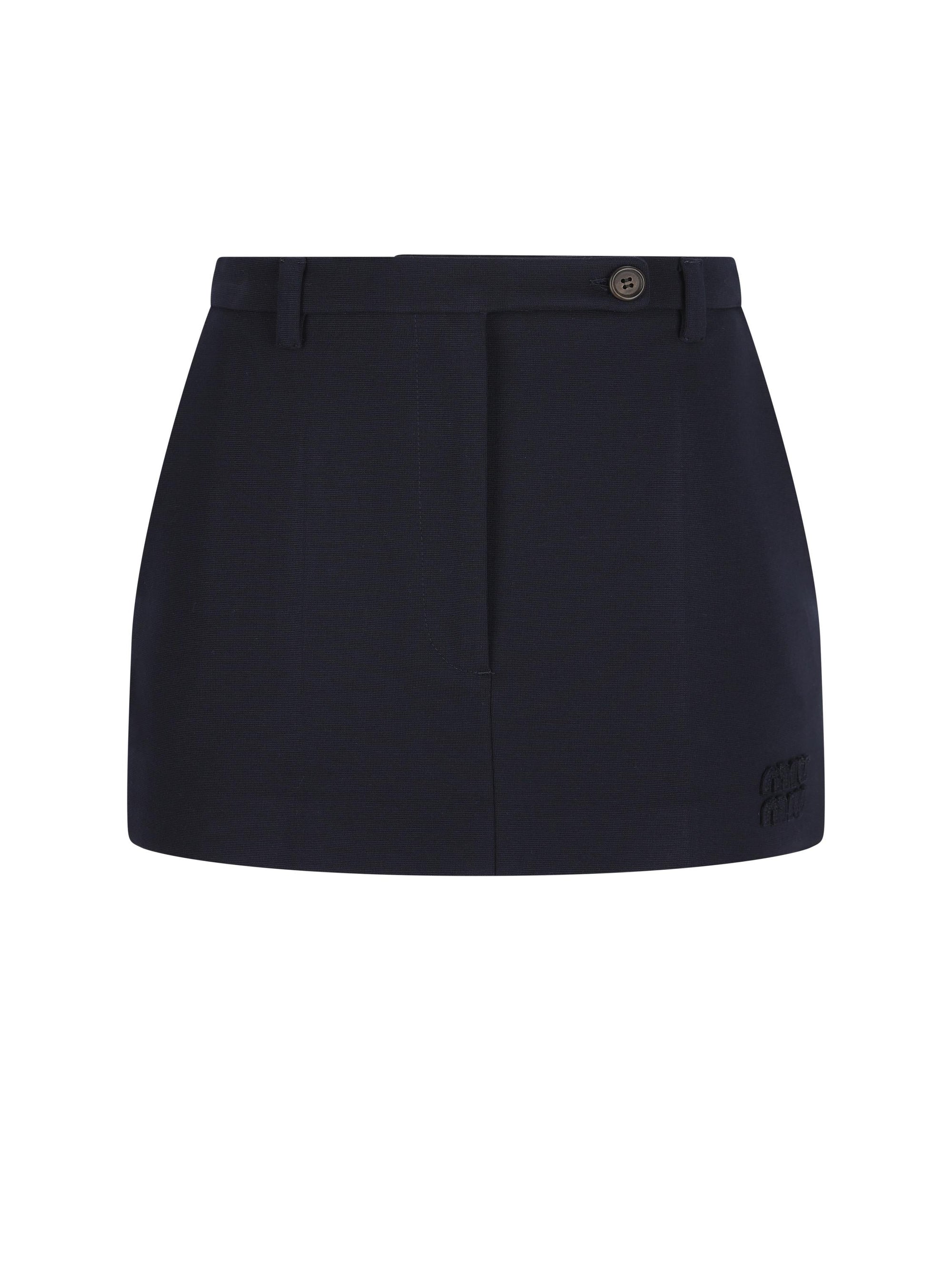 Оригінальна Knit Miniskirt Milano Miu miu – боковий вид