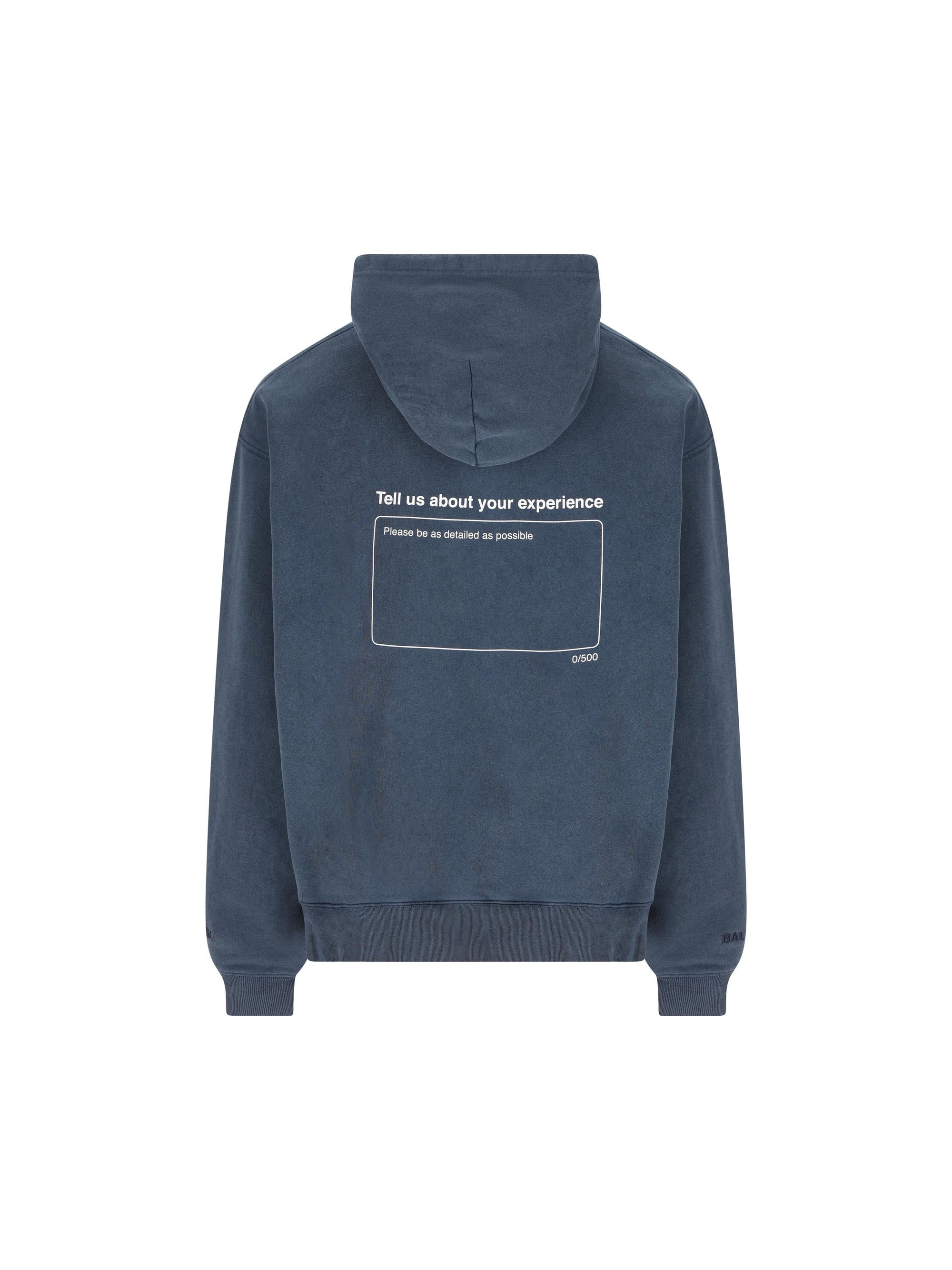 Cotton Sweatshirt Balenciaga – Гарантія оригінальності – вид ззаду