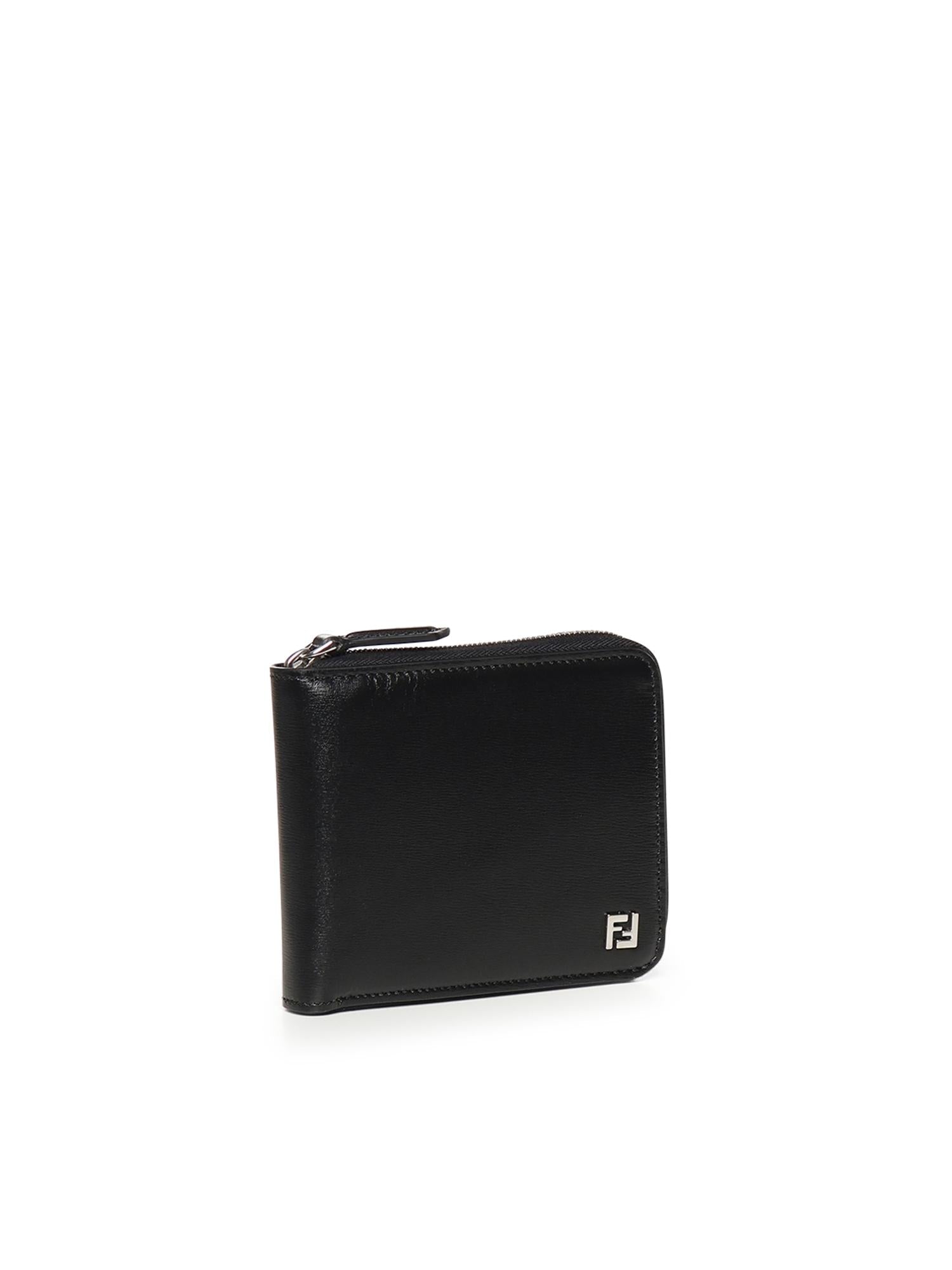 Portafoglio Squared Ff In Pelle Con Logo Fendi оригінал – Купити в Україні – вид ззаду