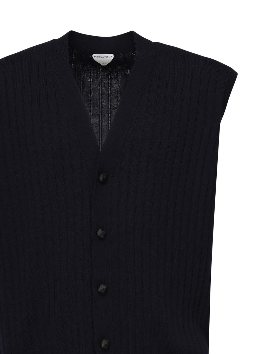 Gilet In Lana A Coste Bottega veneta – Гарантія оригінальності – вид ззаду