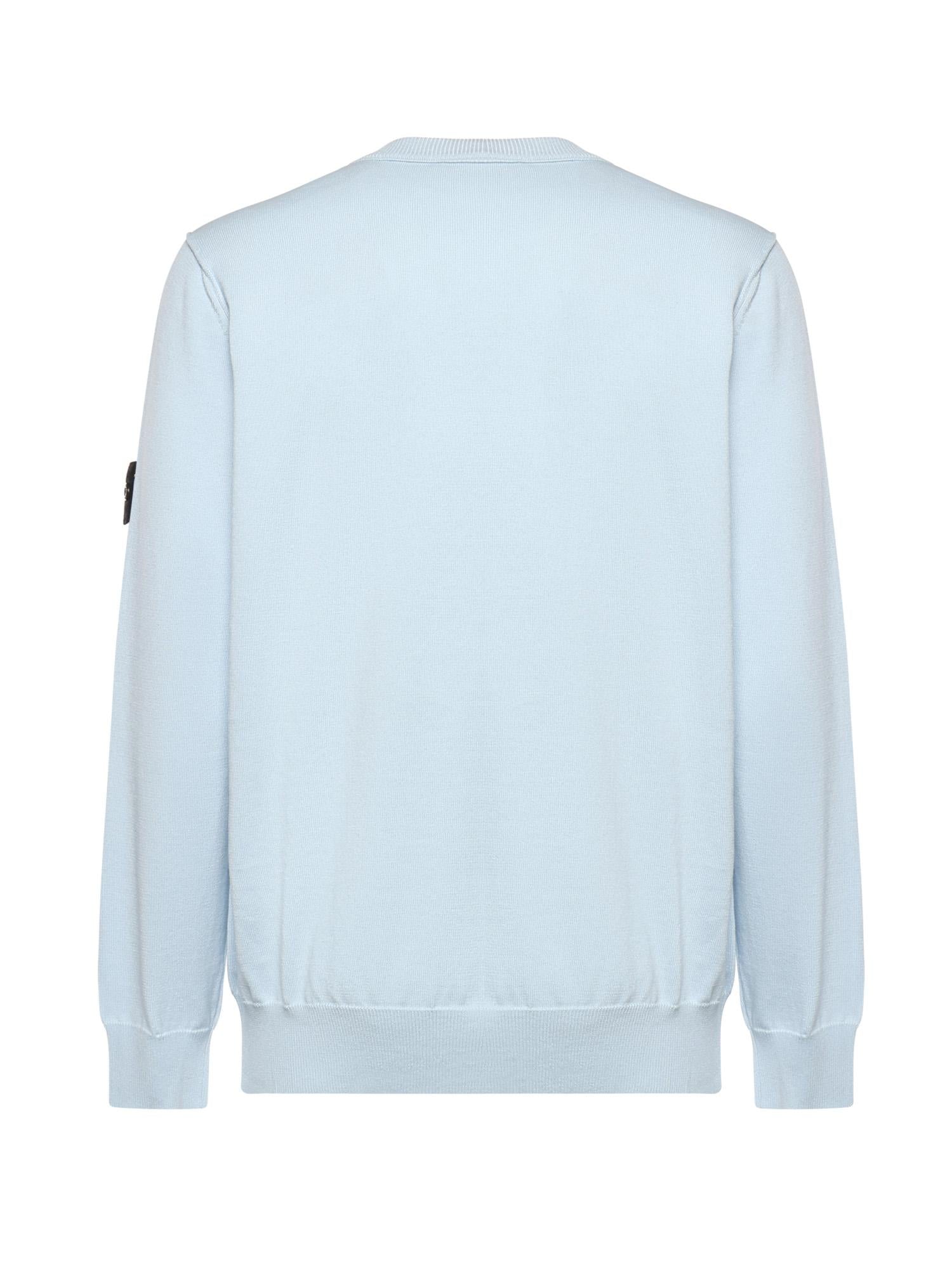 Оригінальна Maglione In Cotone Con Logo Stone island – детальний вид