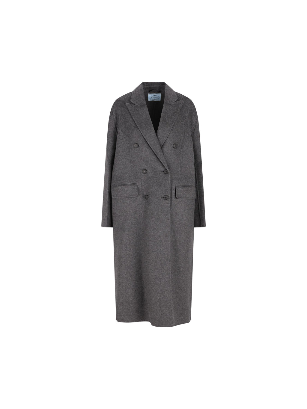 Wool Coat Prada – Гарантія оригінальності – боковий вид