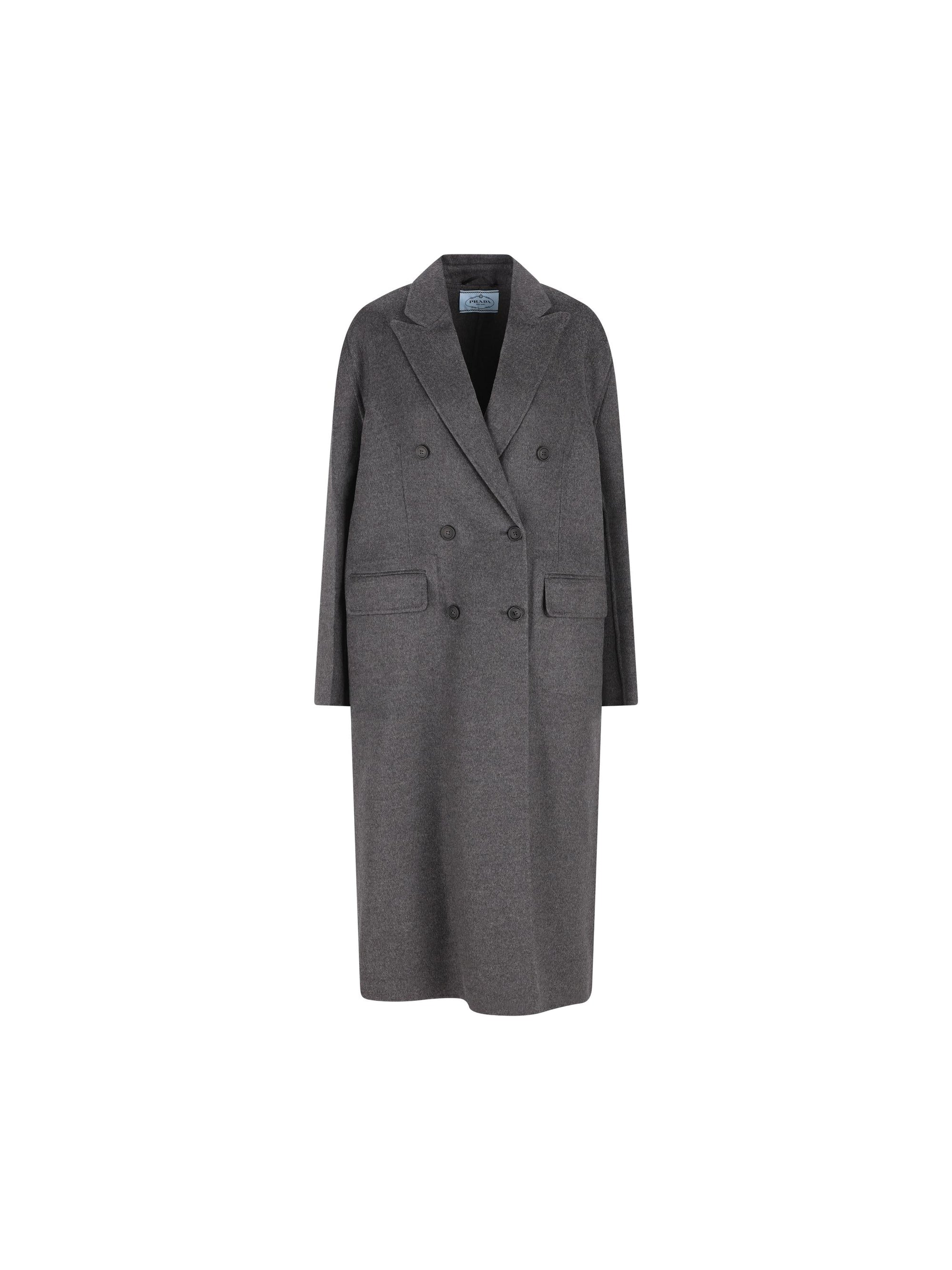 Wool Coat Prada – Гарантія оригінальності – боковий вид