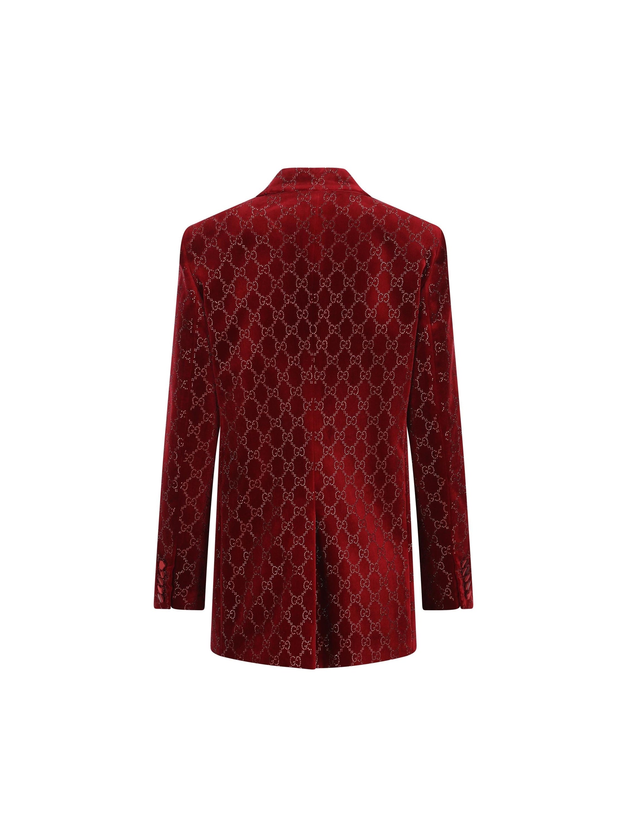 Velvet Gg Jacket Gucci – Гарантія оригінальності – вид ззаду
