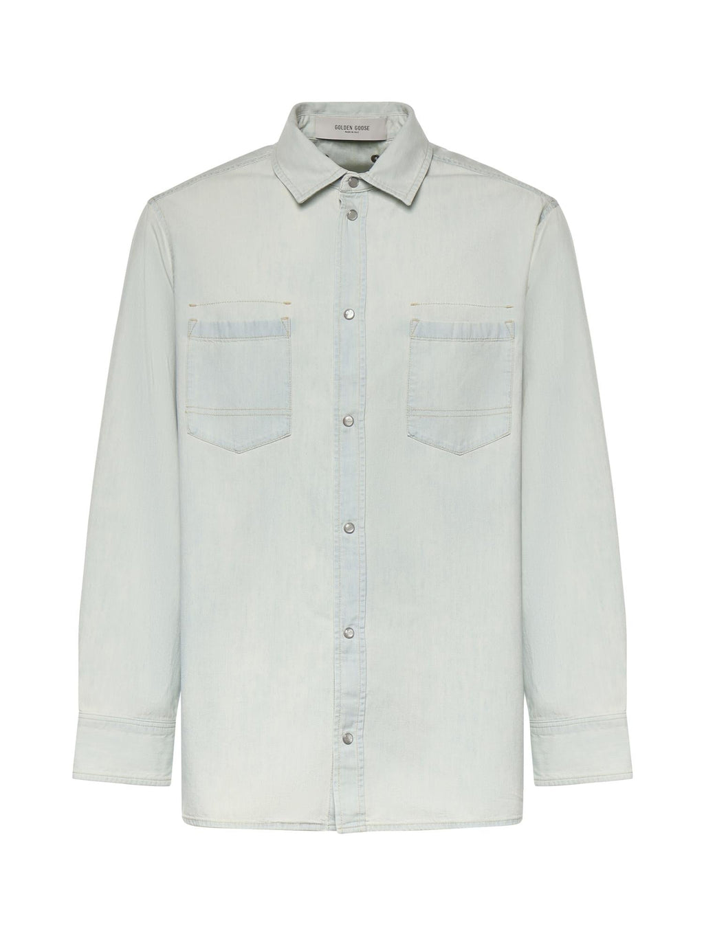 Overshirt In Denim Golden goose оригінал – Купити в Україні – боковий вид