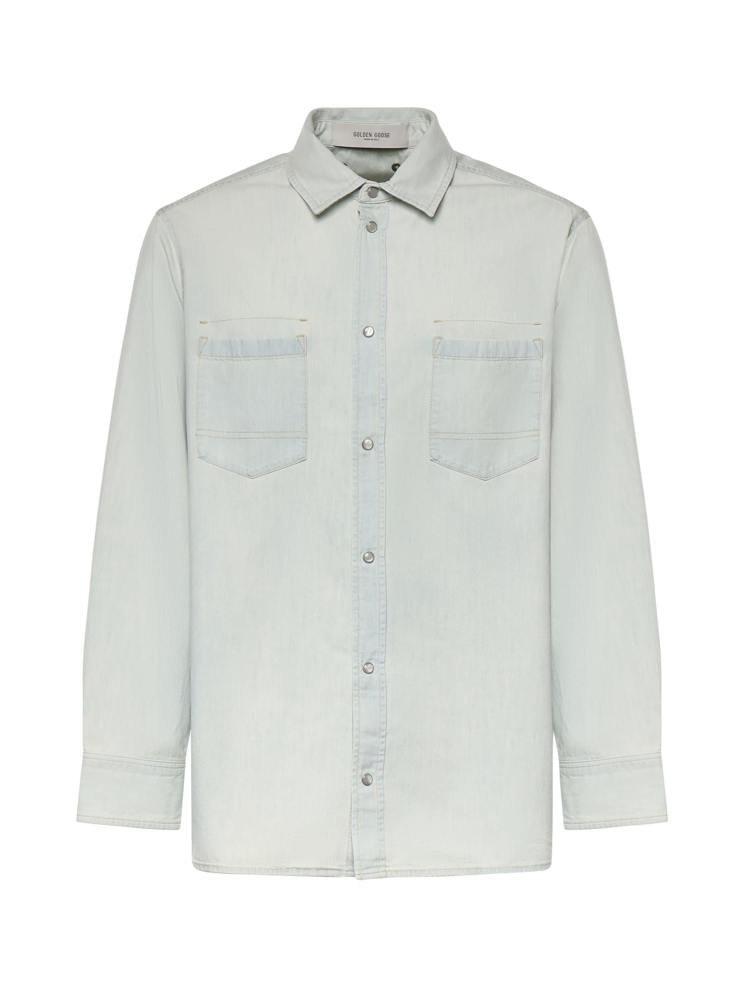 Overshirt In Denim Golden goose оригінал – Купити в Україні – боковий вид