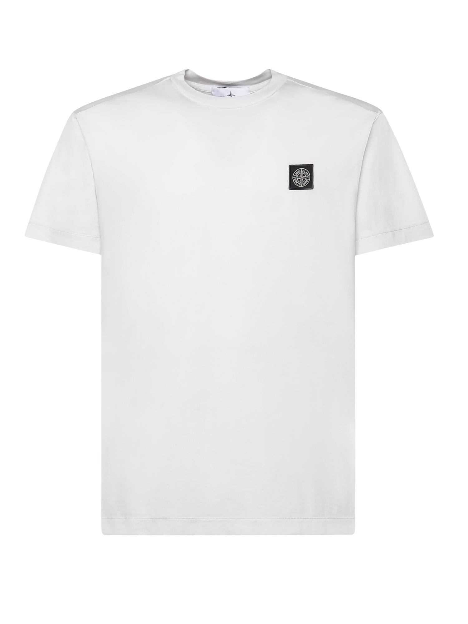 Оригінальна T-Shirt Con Patch Compass In Jersey DI Cotone Stone island – боковий вид