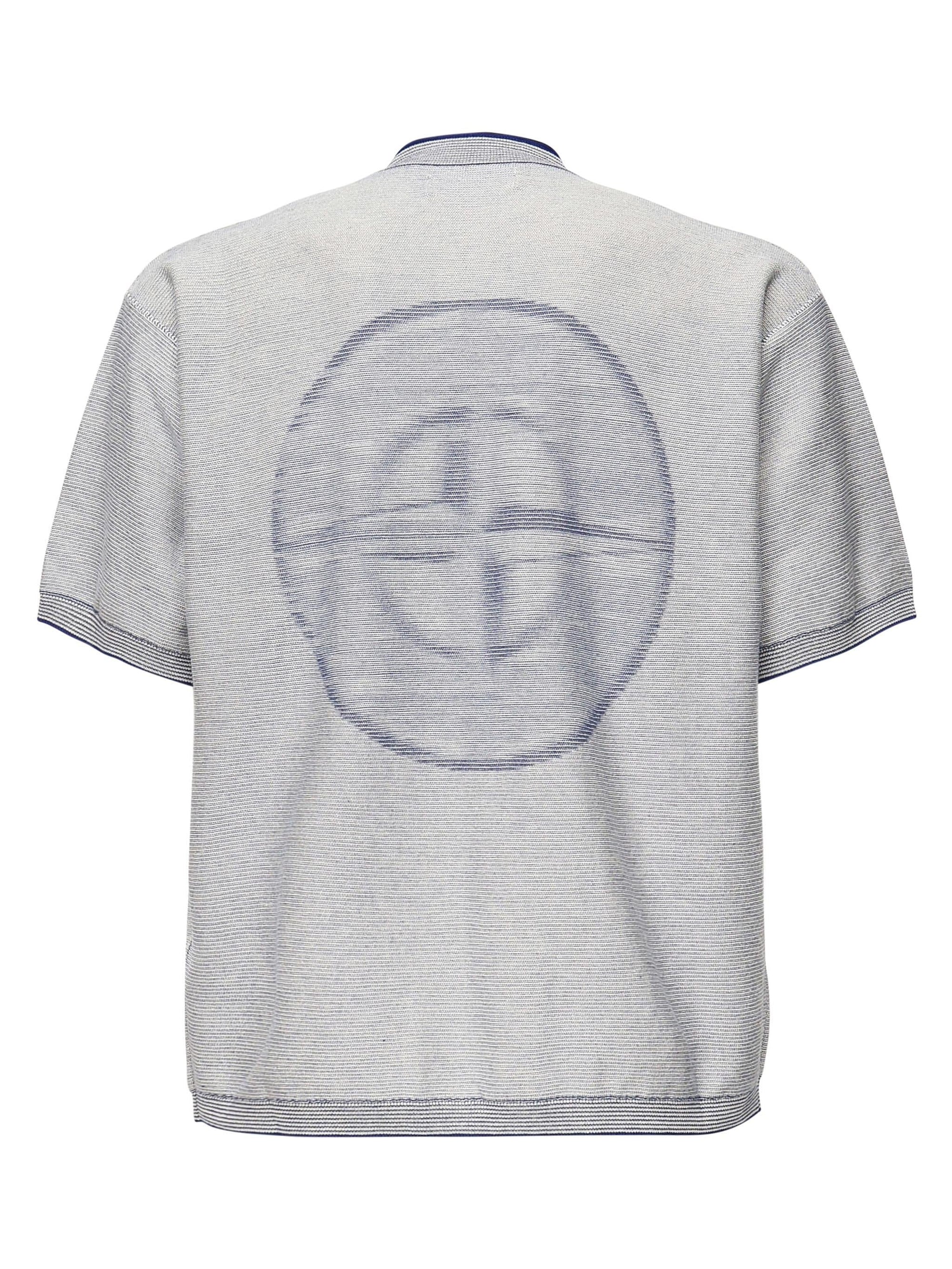 T-Shirt Con Filato Bicolore Stone island оригінал – Купити в Україні – детальний вид