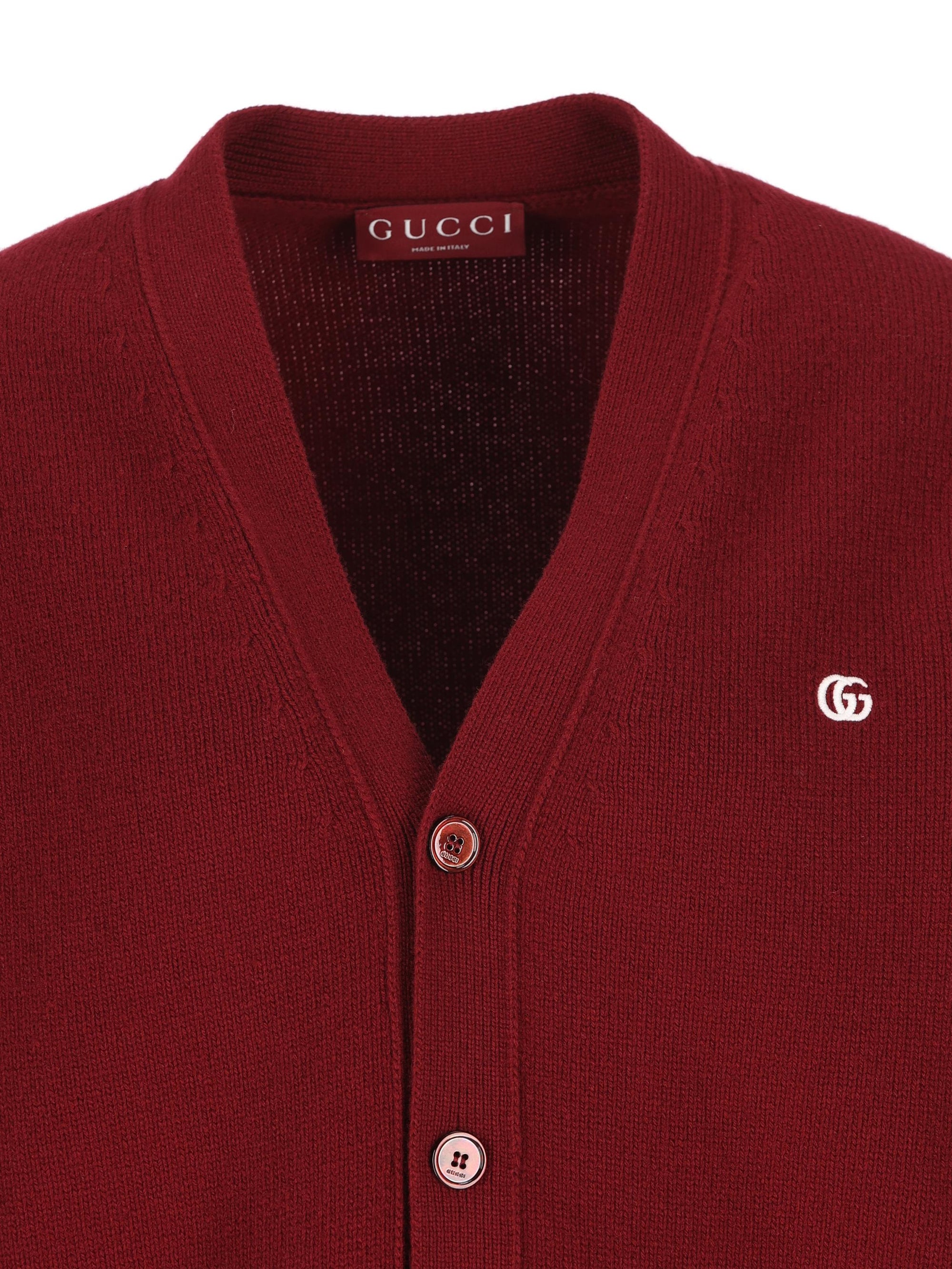 Cardigan In Lana E Cashmere Gucci – Гарантія оригінальності – детальний вид