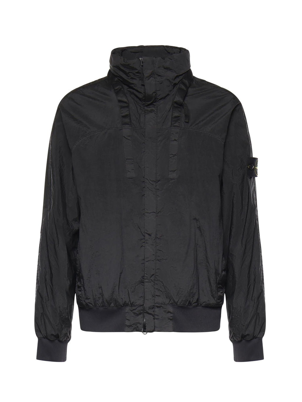 Оригінальна Giacca Con Colletto Rigido In Nylon Metal Stone island – боковий вид