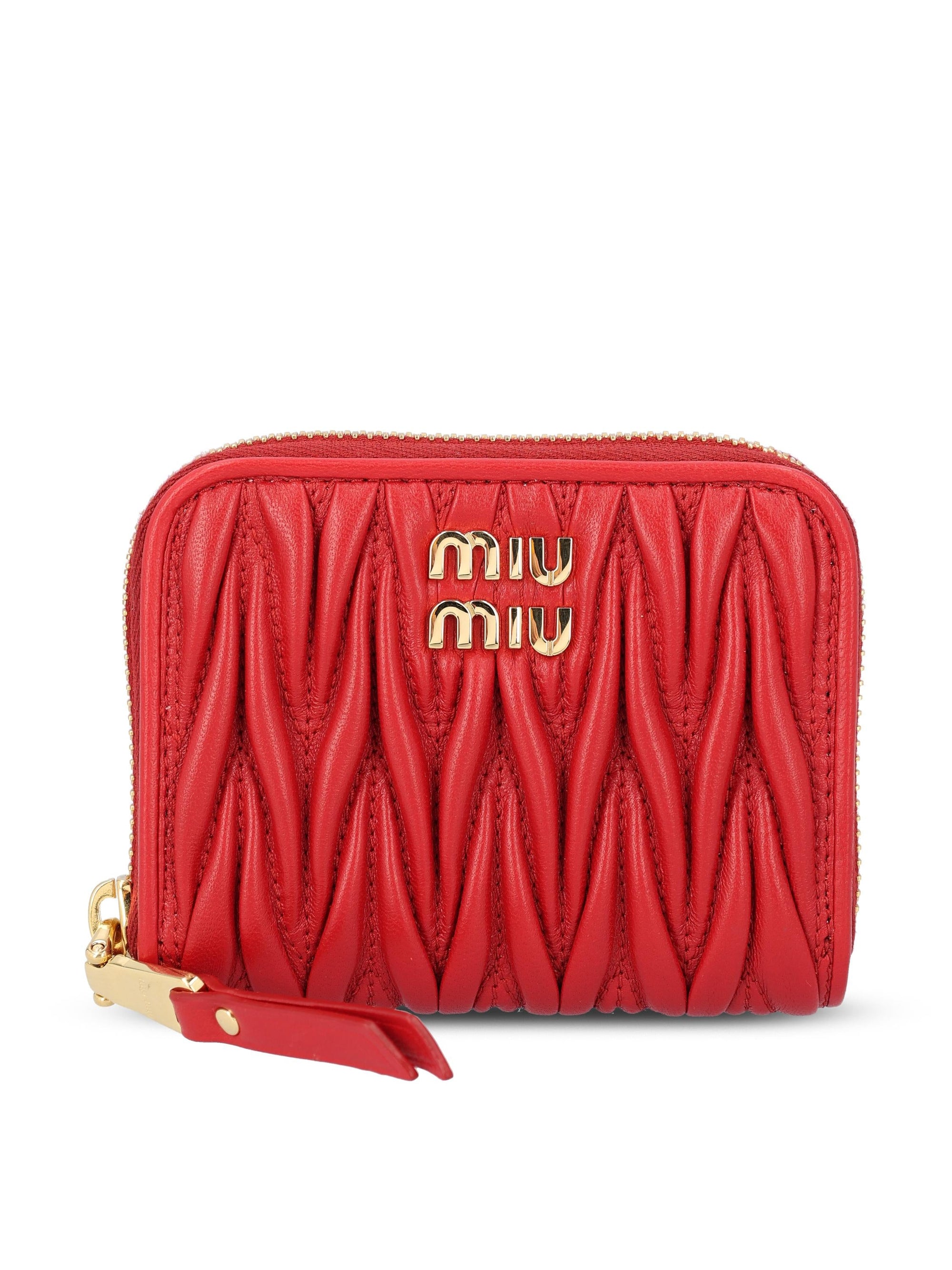 Leather Cardholder Miu miu оригінал – Купити в Україні – боковий вид