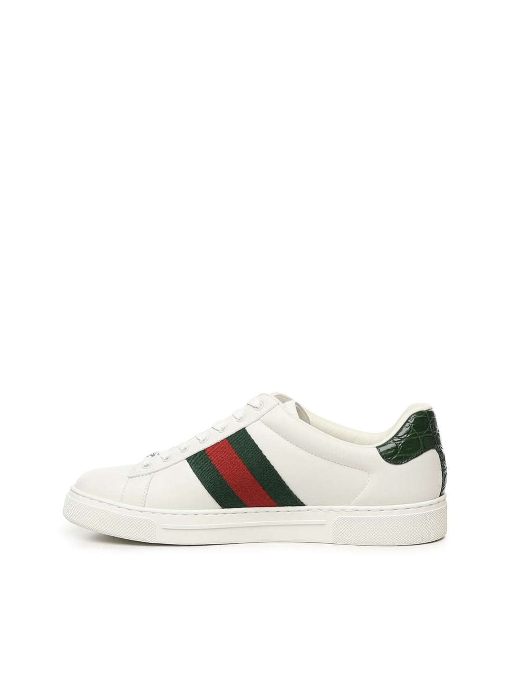 Оригінальна Sneaker Gucci Ace Con Dettaglio Web Gucci – збільшений вид