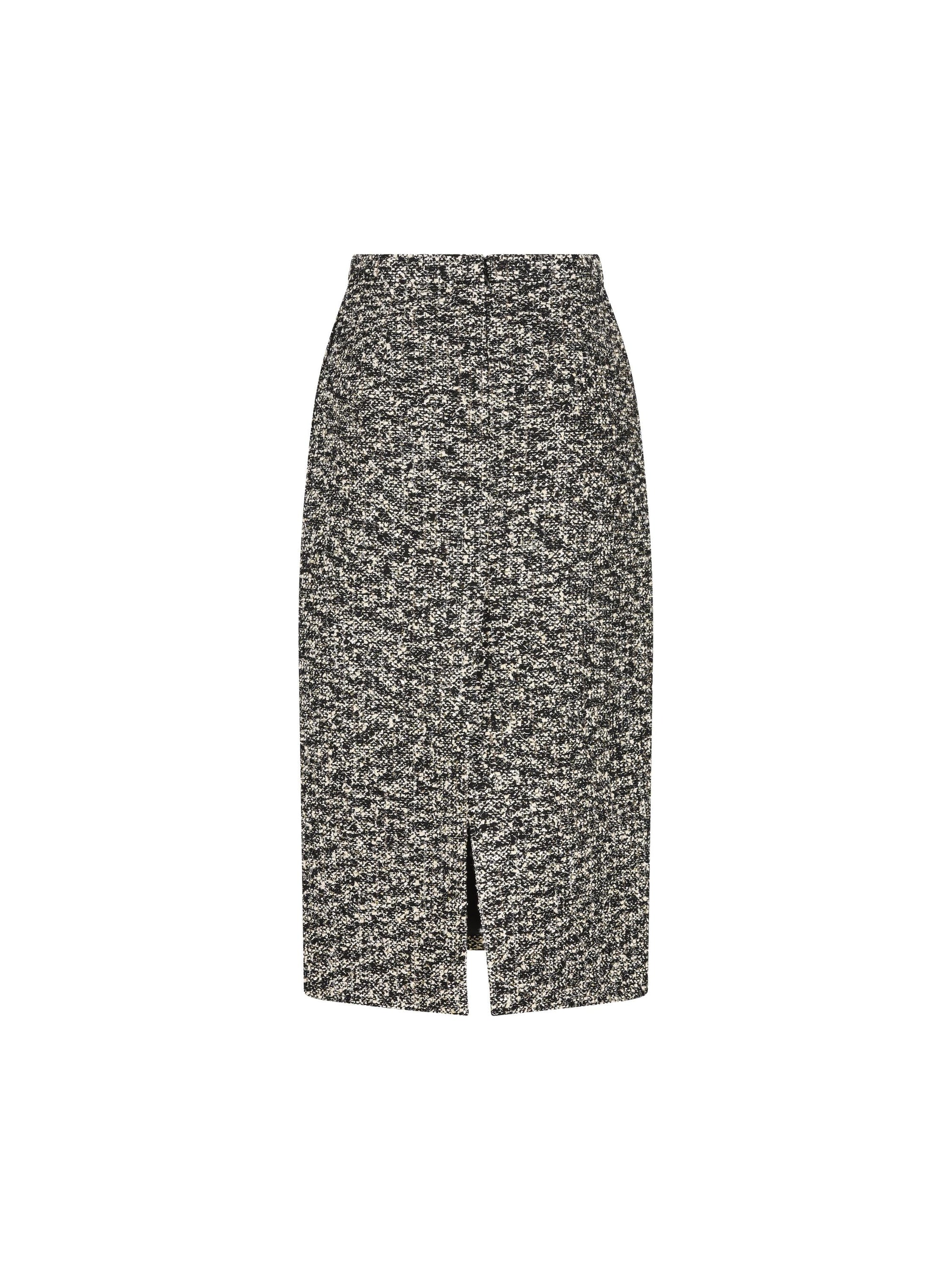 Bouclé Fabric Skirt Gucci – Гарантія оригінальності – вид ззаду