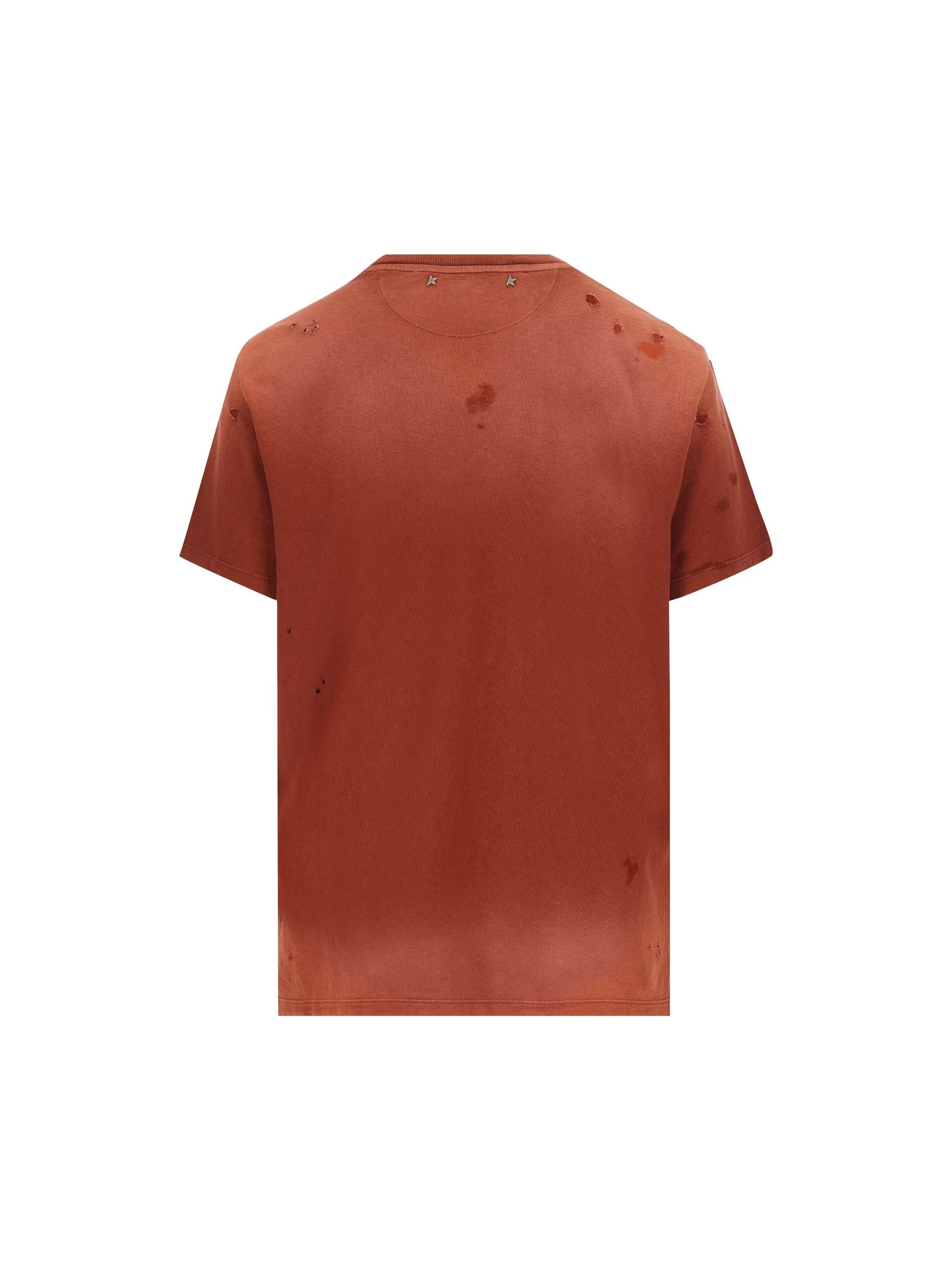 Оригінальна Cotton T Shirt Golden goose – вид ззаду