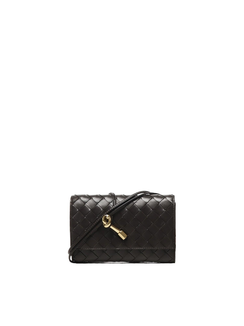 Pochette Andiamo Bottega veneta – Гарантія оригінальності – боковий вид