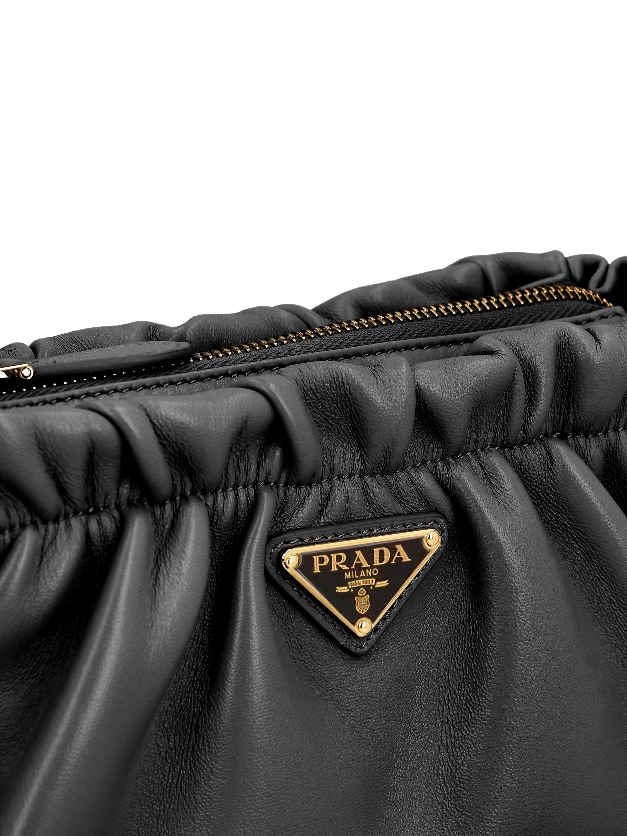Borsa In Nappa Arricciata Prada оригінал – Купити в Україні – збільшений вид