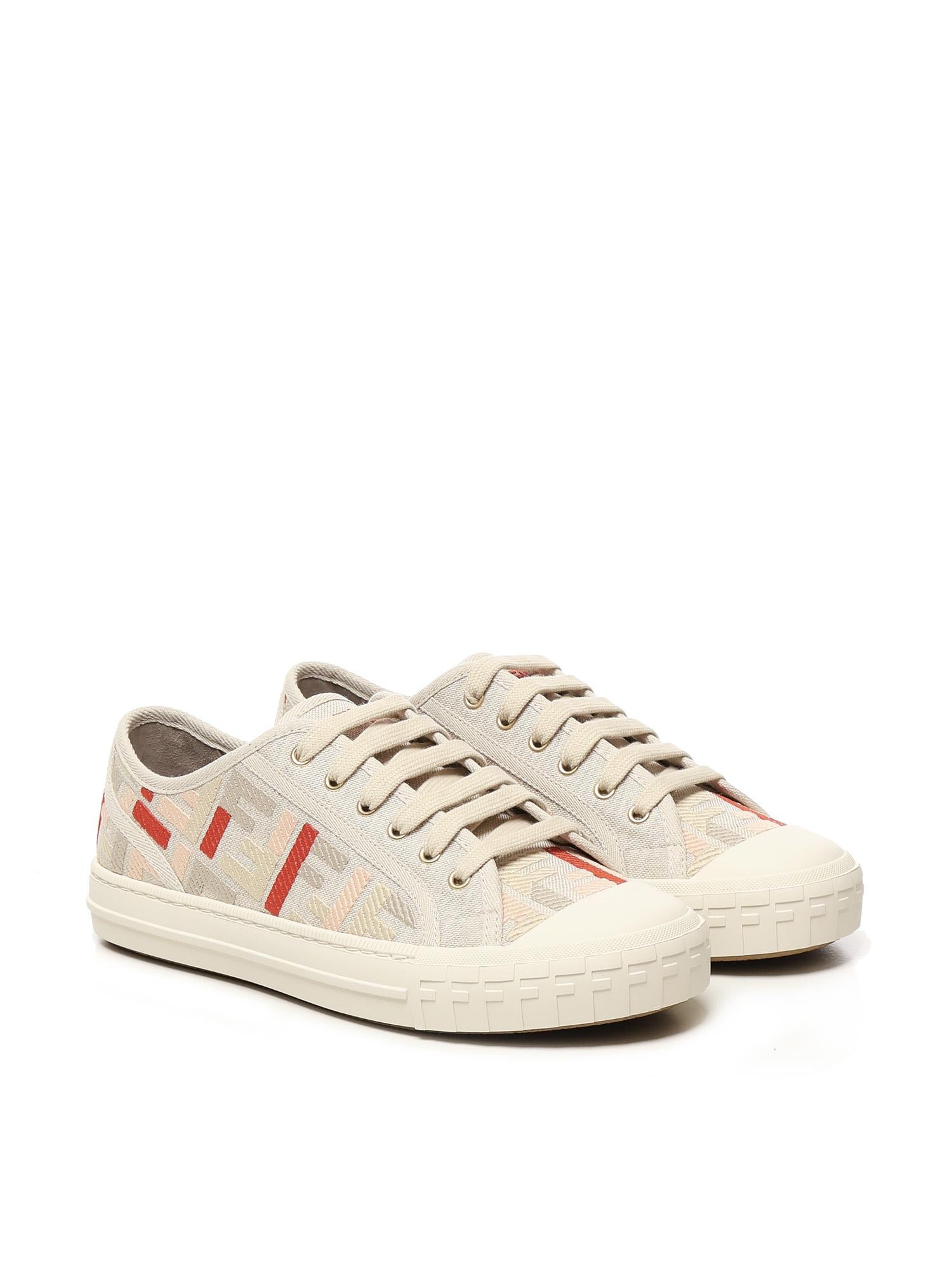 Sneakers Low Top Domino Fendi – Гарантія оригінальності – вид ззаду